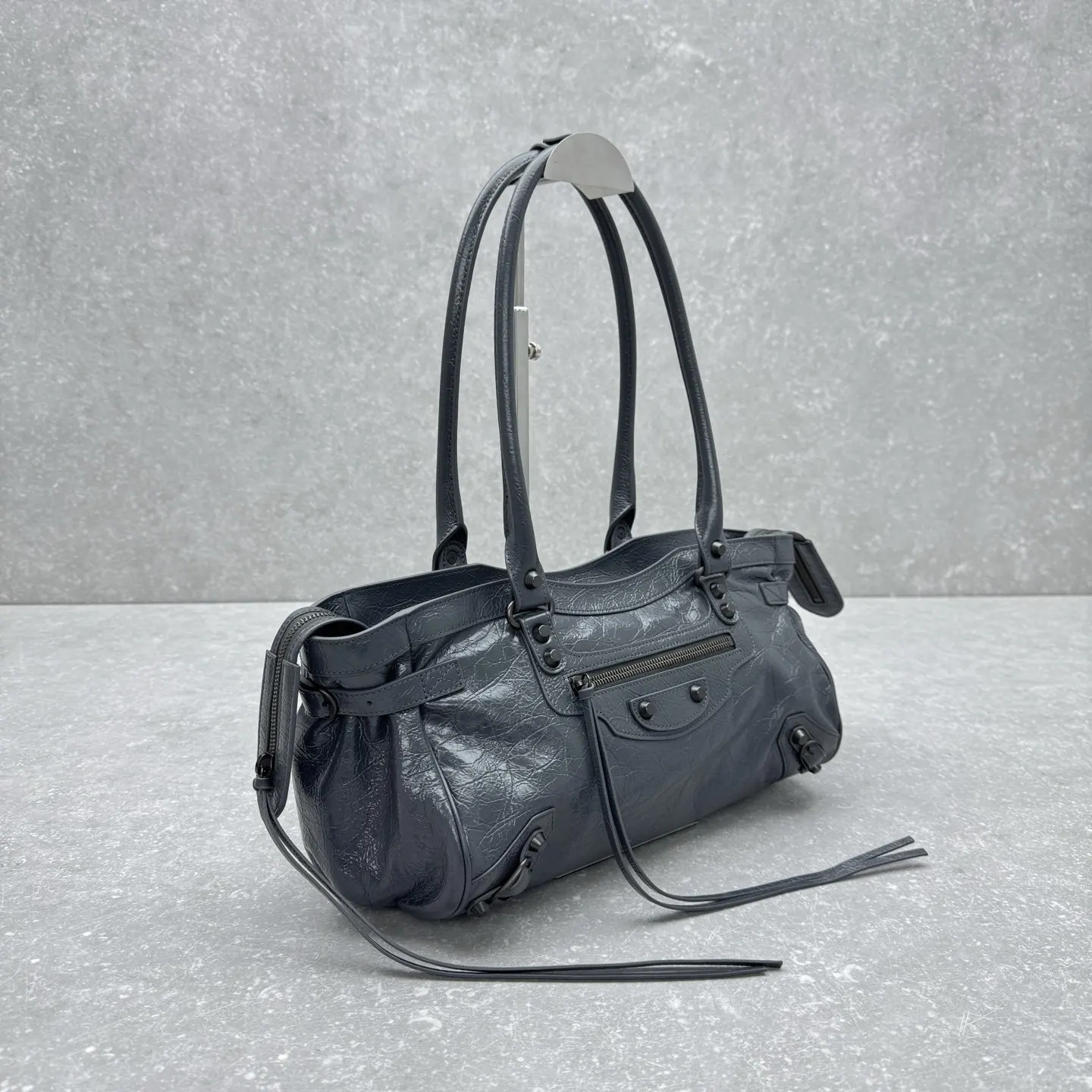 Balenciaga Gray Crossbody Bag Lightweight