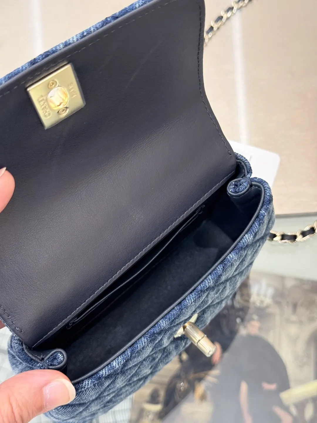 牛仔 丹宁 春夏系列 Chane mini 斜挎包 轻便斜挎款