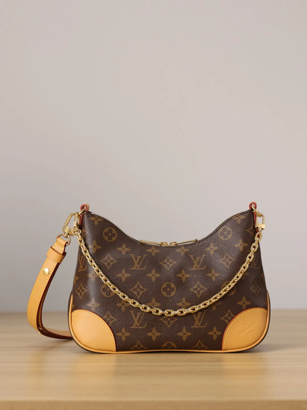 Brown Chain Bag Leather