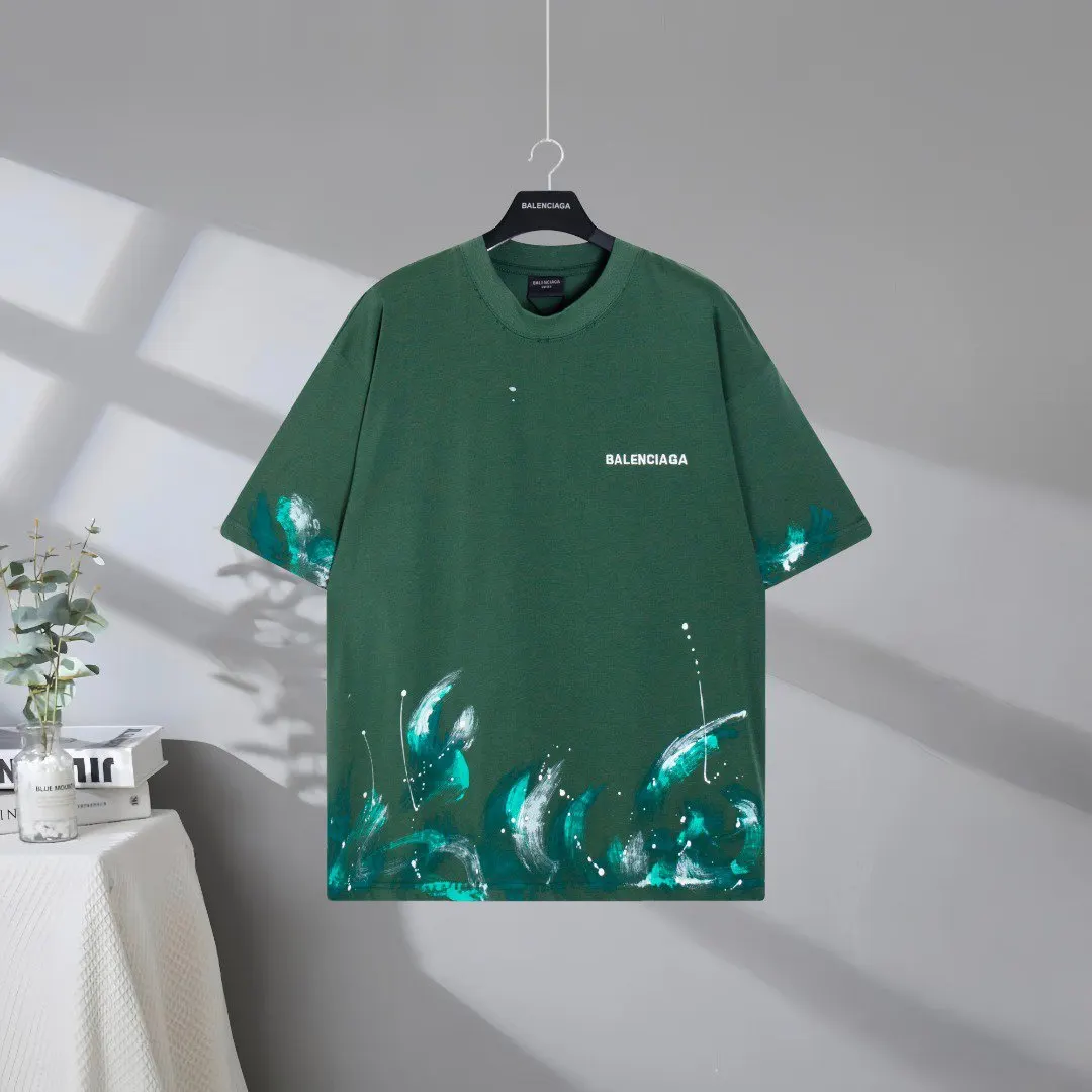 Balenciaga 純棉 Logo 短袖T恤 街頭休閒款