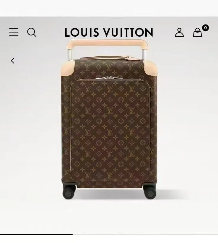 LV 银色 行李箱 旅行拉杆款 轻便出行款