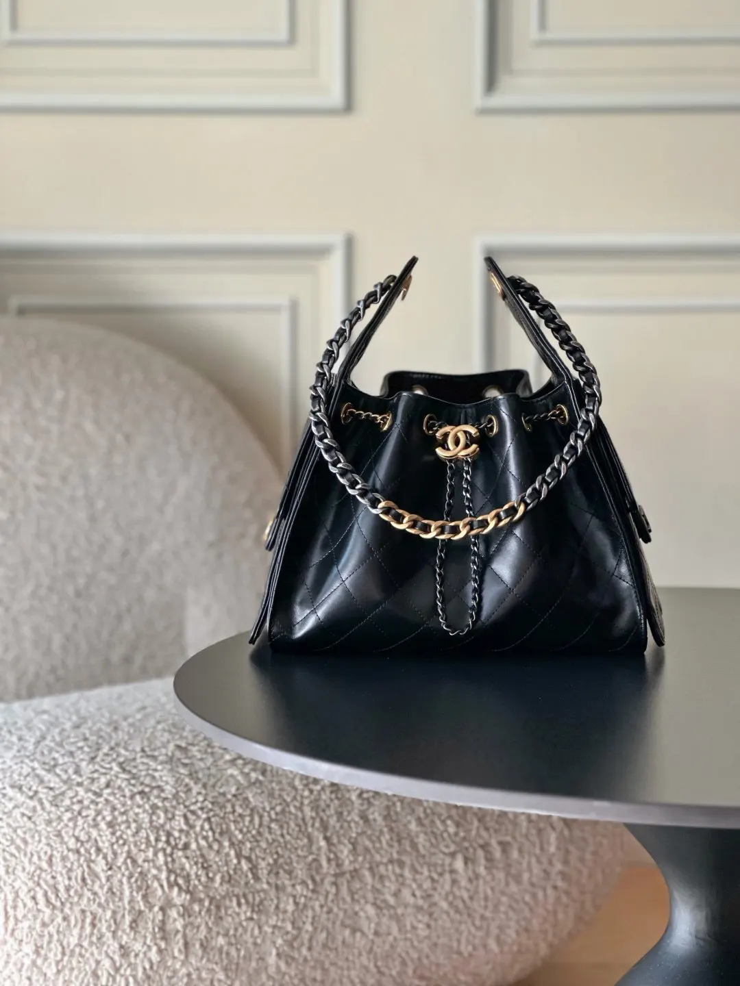 CHANEL Hobo 背景～区别于市场普通货 法国 腋下包 復古腋下背款