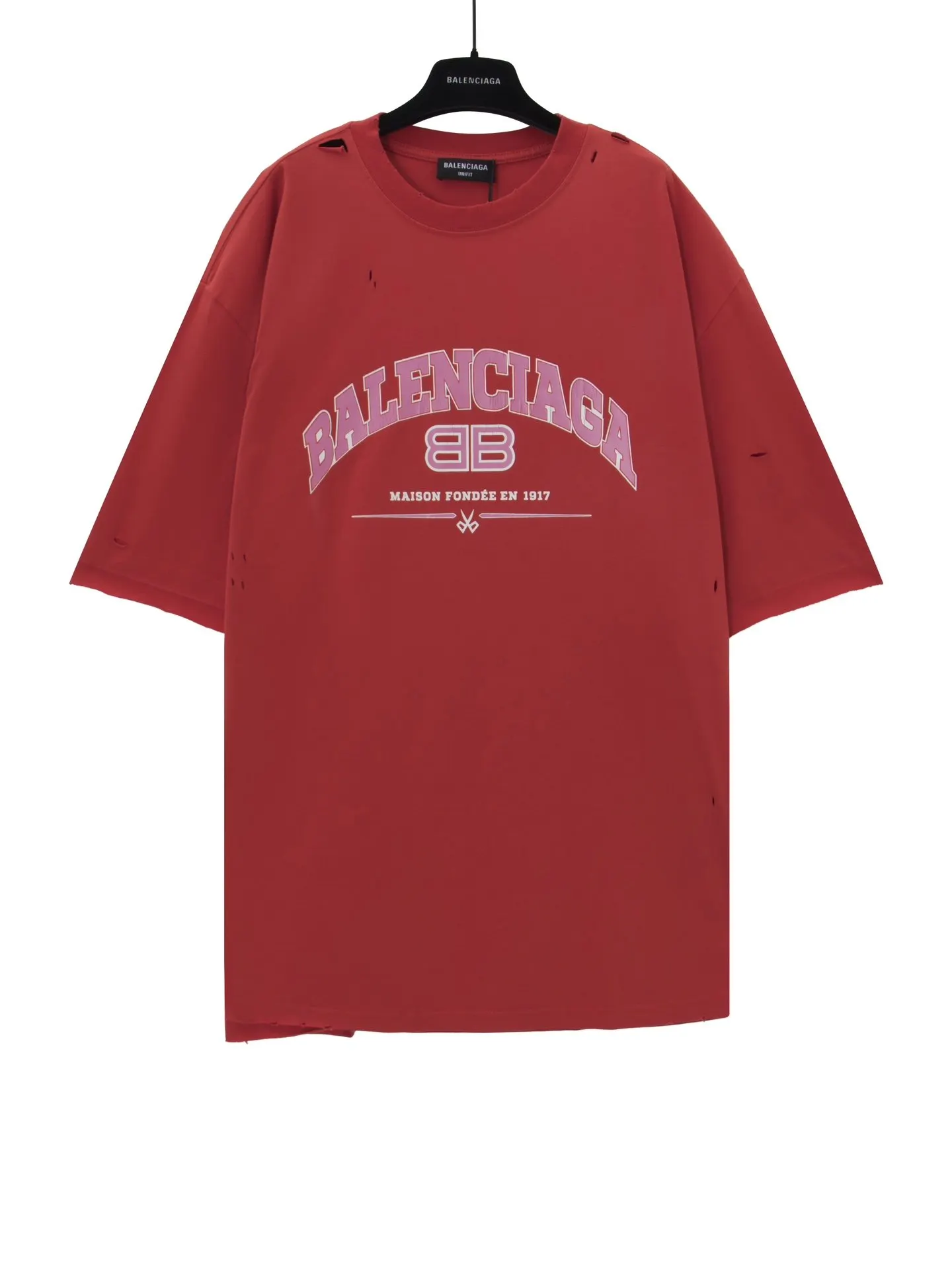 Balenciaga Logo Short Sleeve T-Shirt Street Casual