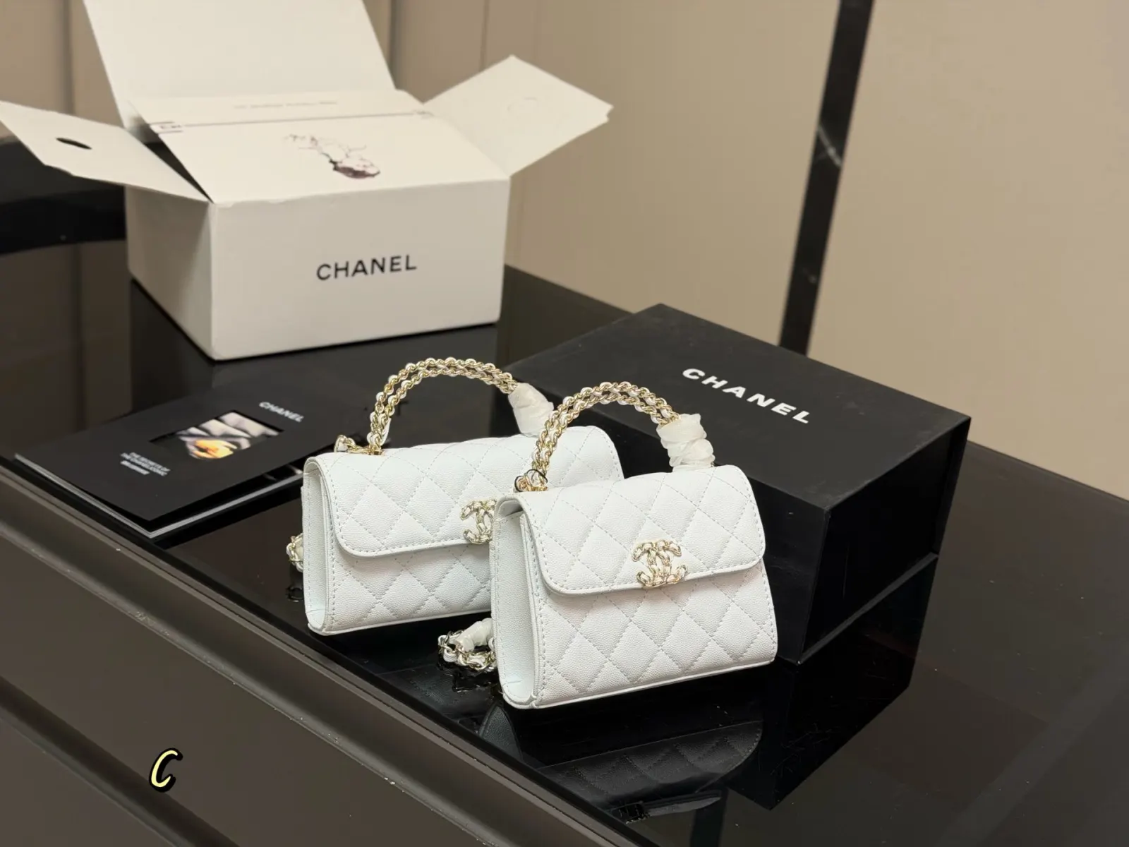CHANEL Kelly 牛皮 手提包 通勤手提款