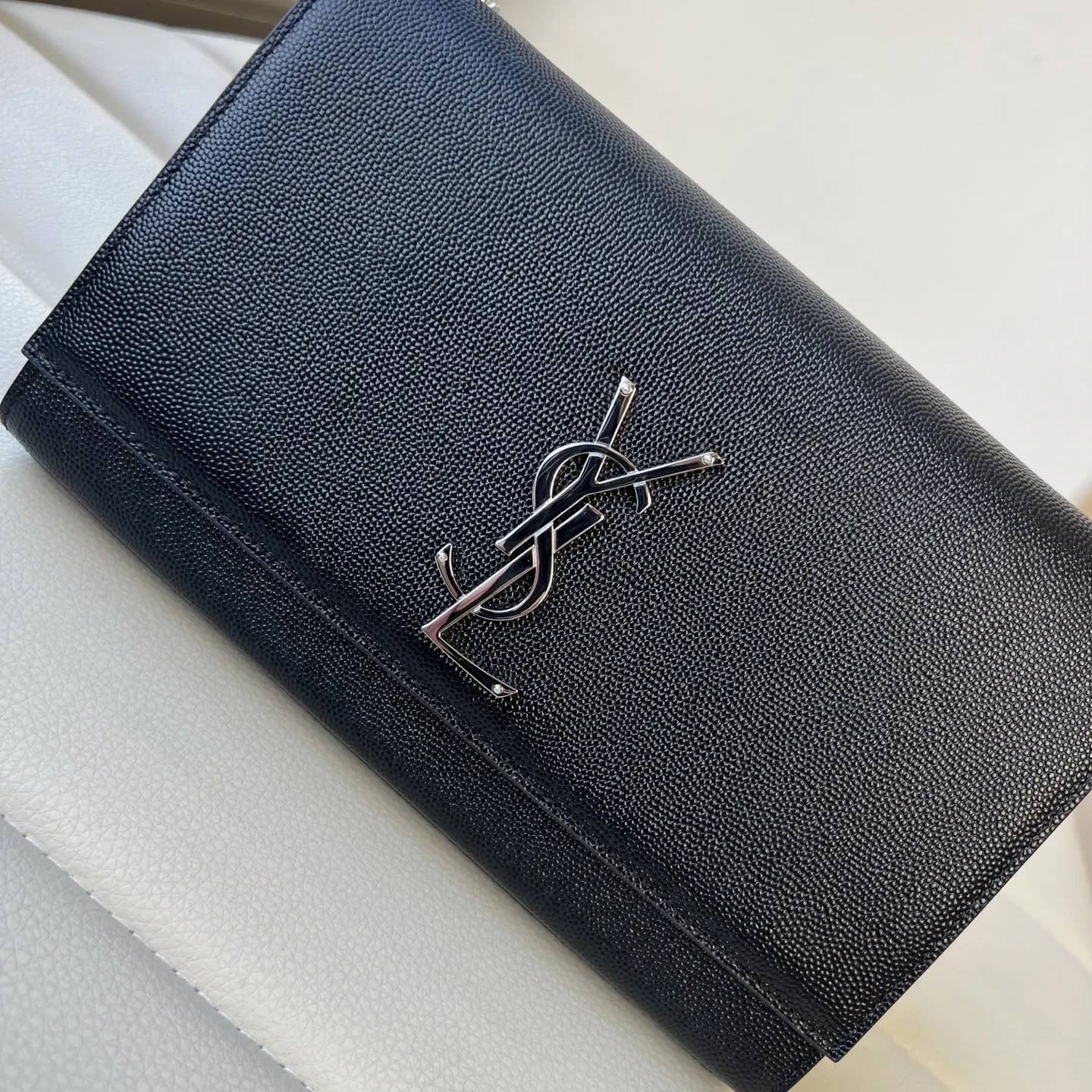 YSL 銀色 金色 小牛皮 鏈條包 精致鏈條款