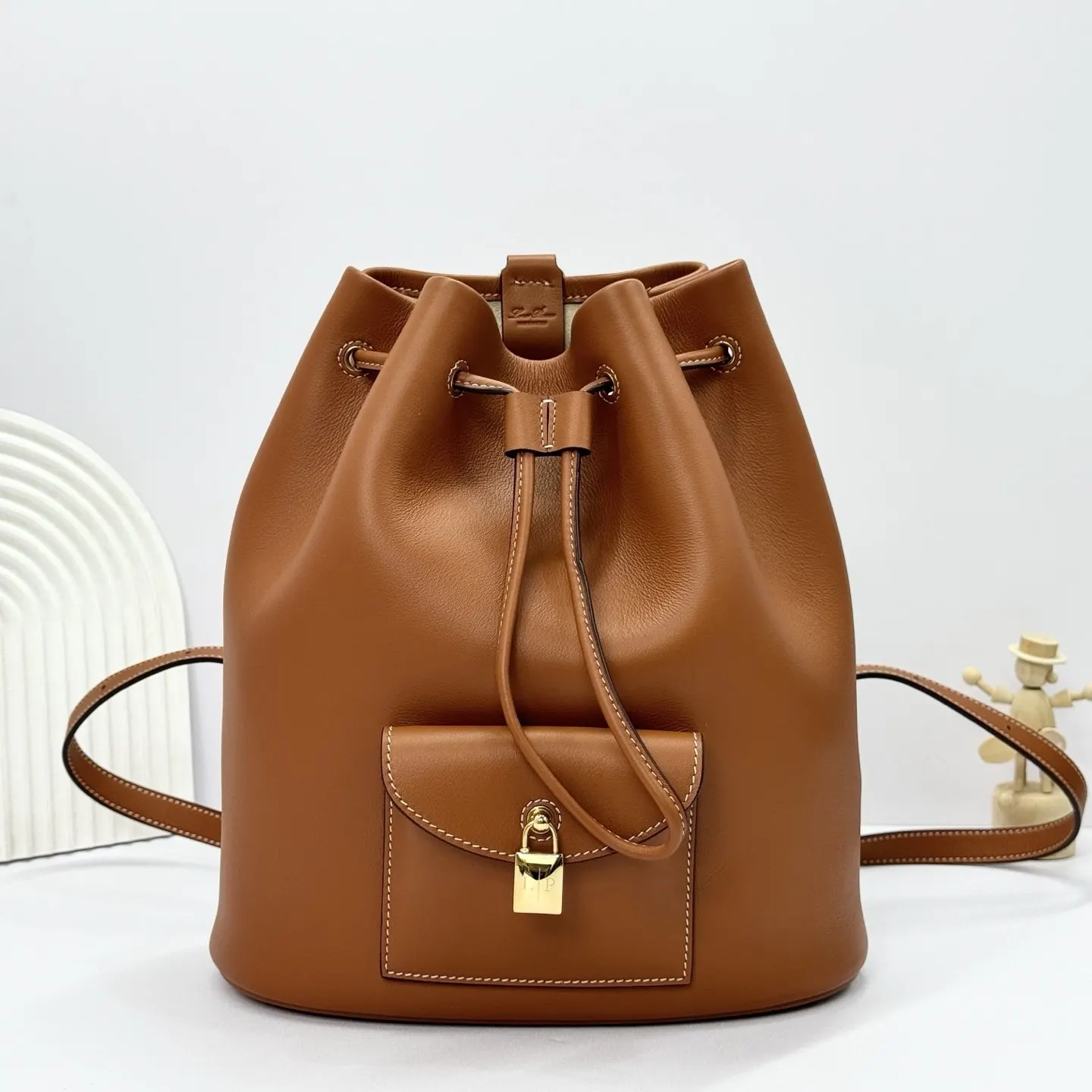 Brown Backpack Leather
