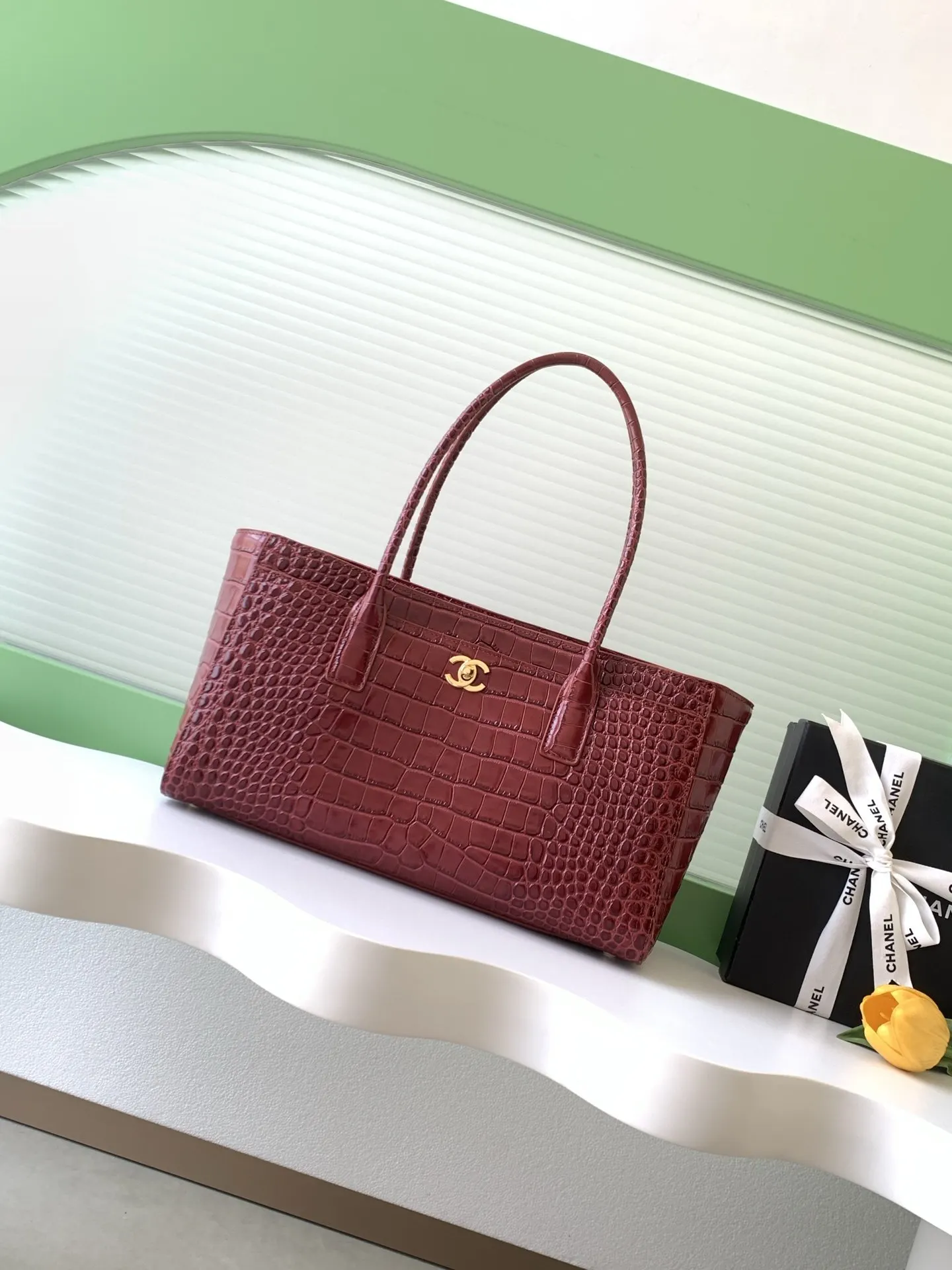 Red Gold Tote Bag