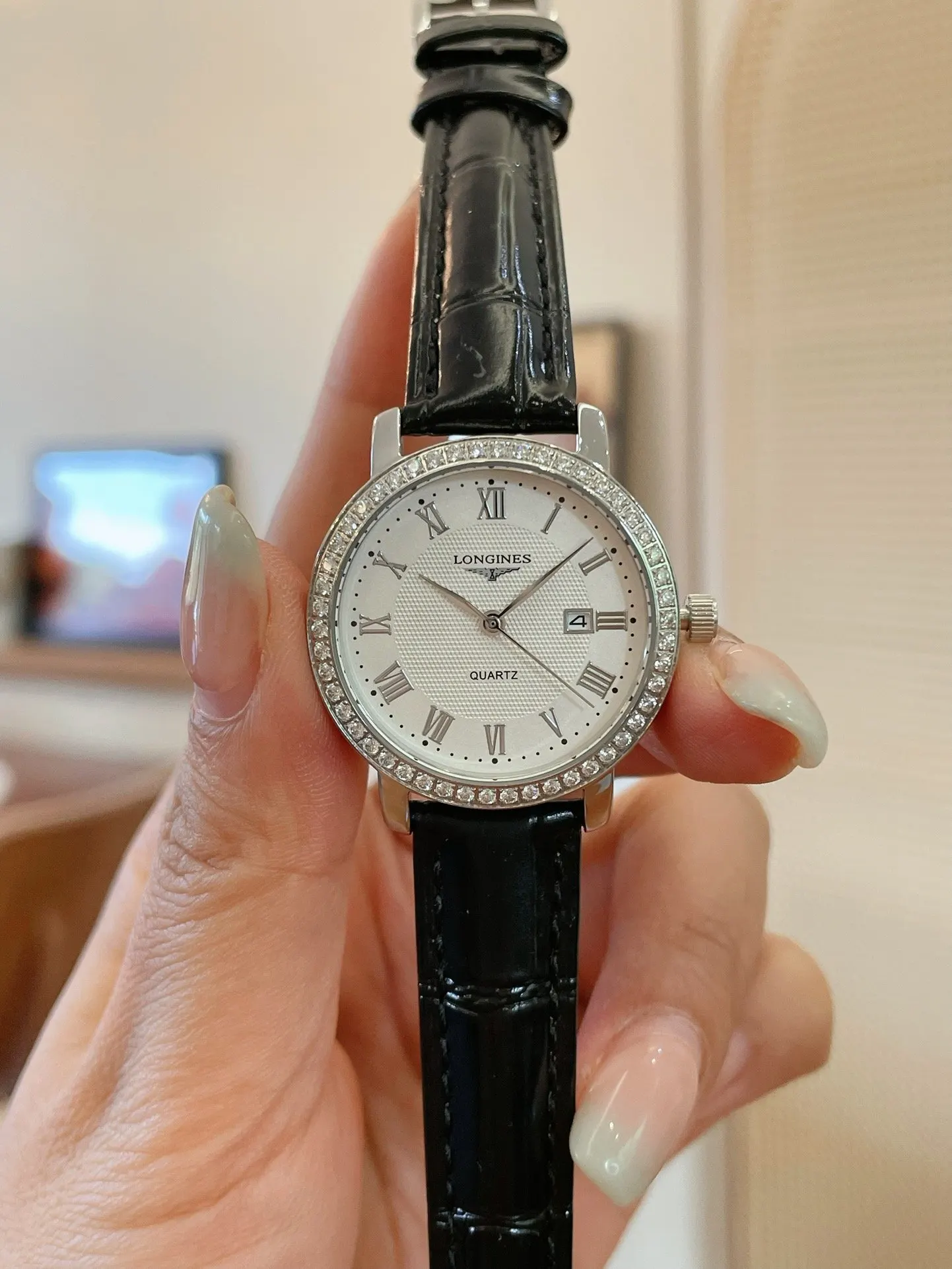 Longines 小牛皮 手錶 經典腕表款