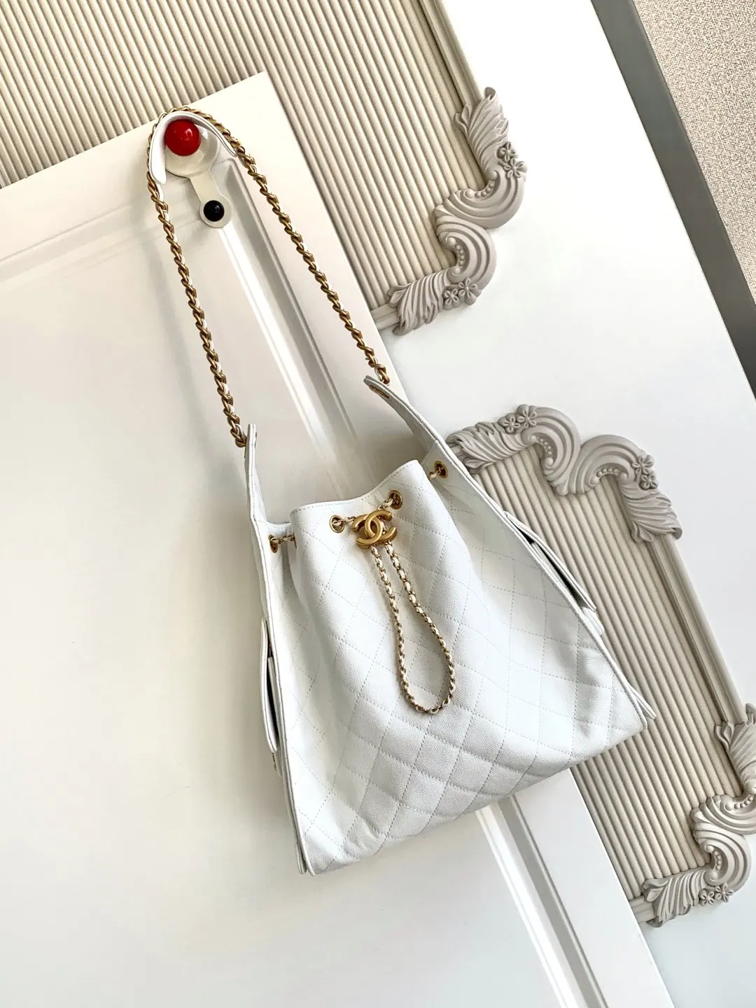CHANEL Hobo 批 款又一个以 腋下包 復古腋下背款