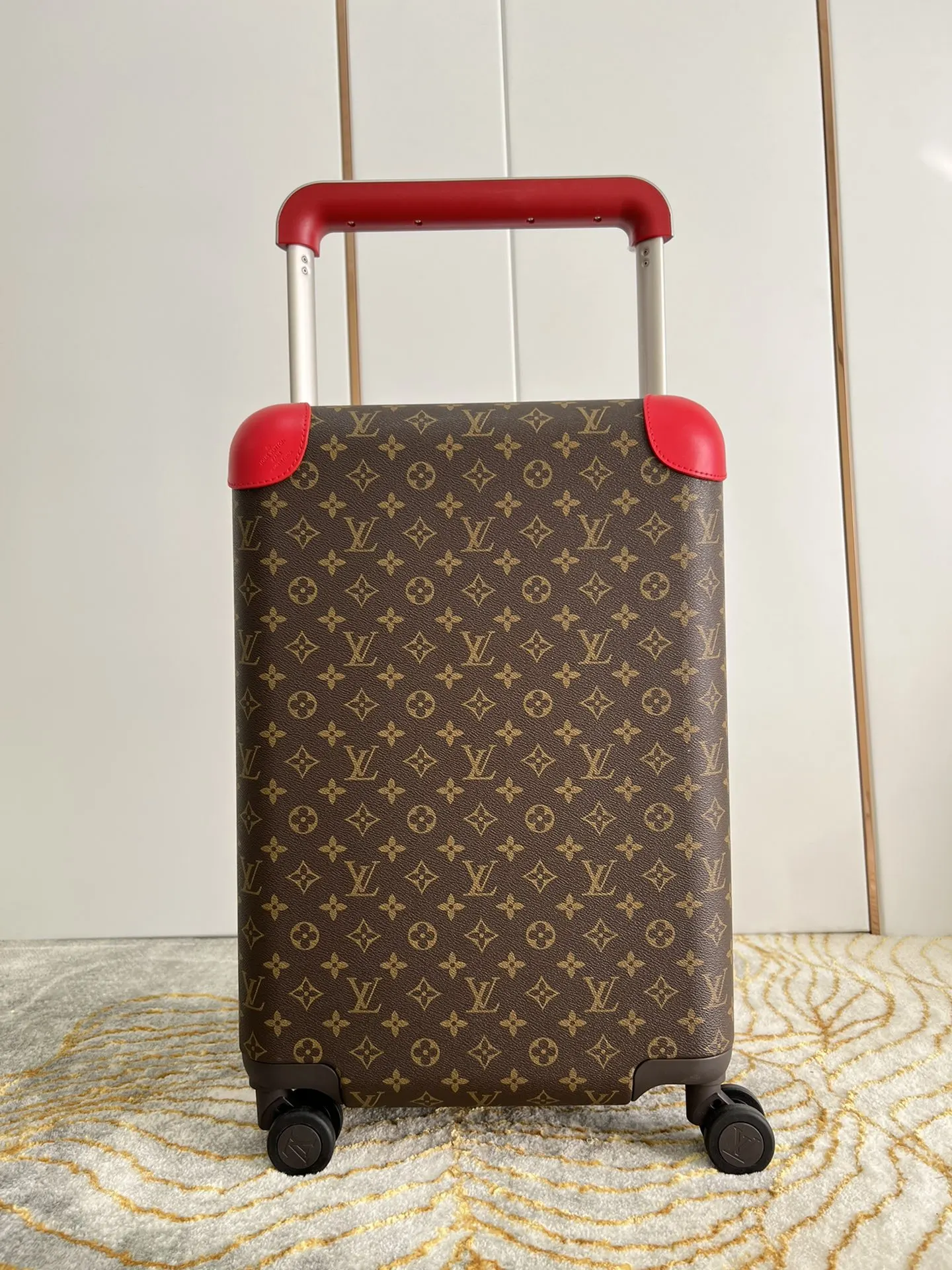 LV 老花 帆布 行李箱 旅行拉杆款 輕便出行款