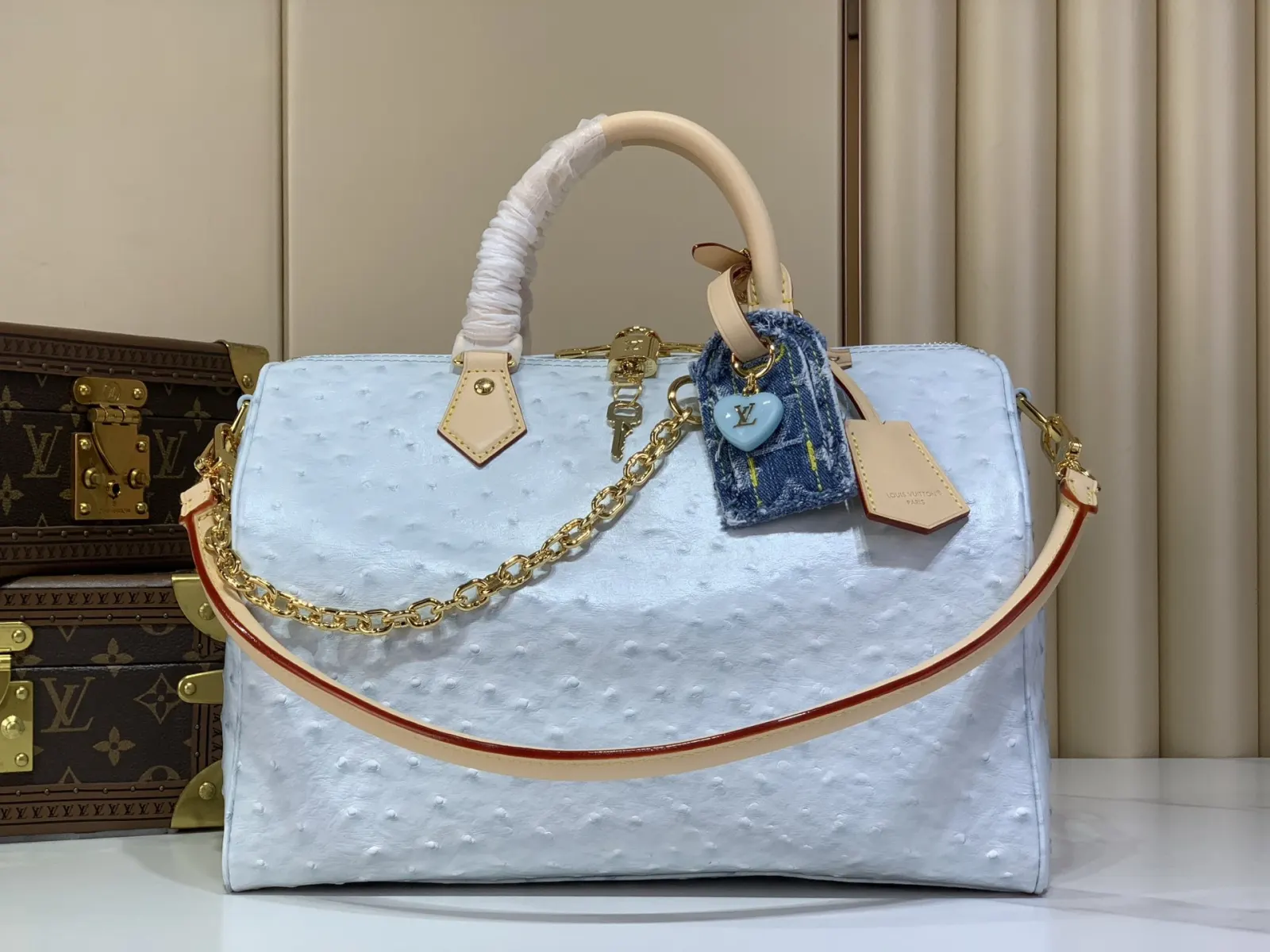 Blue Top Handle Bag Commuter Canvas