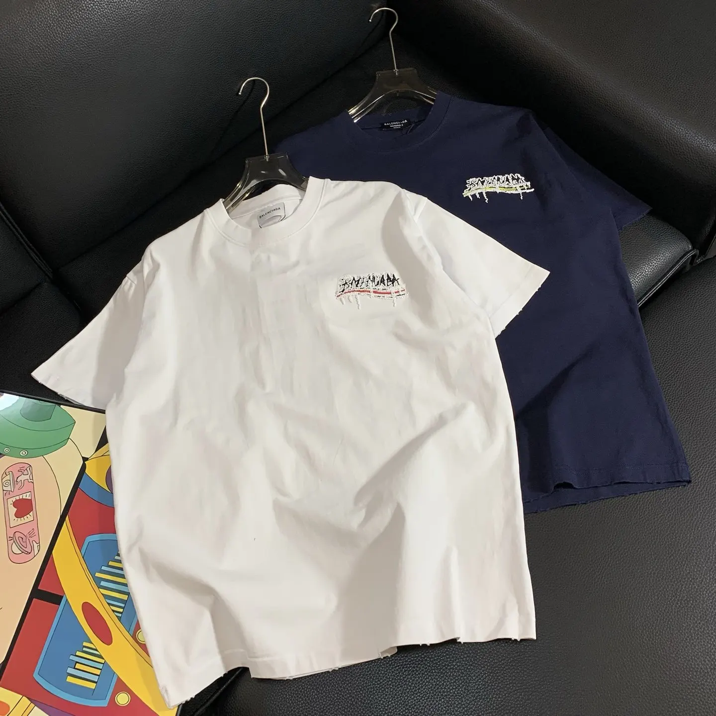 Balenciaga Short Sleeve T-Shirt Loose Casual Style