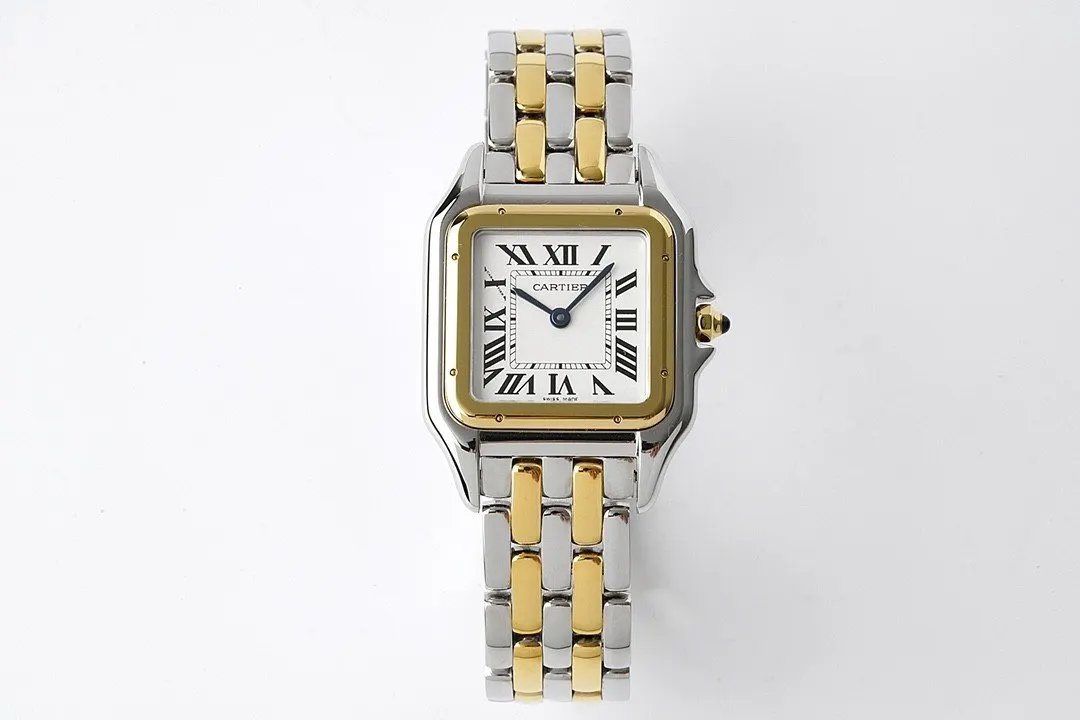 Cartier 白色 藍色 手錶 經典腕表款