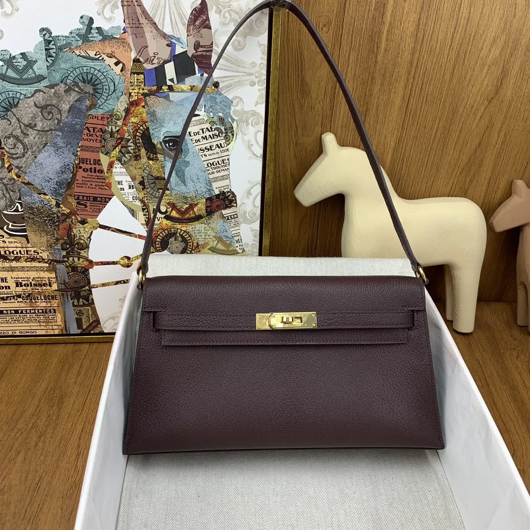 Hermes Kelly 羊皮 手提包 27cm 經典款