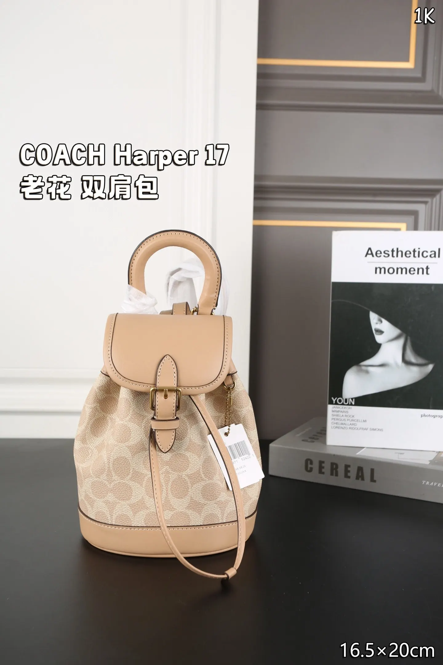 Coach 老花 雙肩包 实用雙肩款