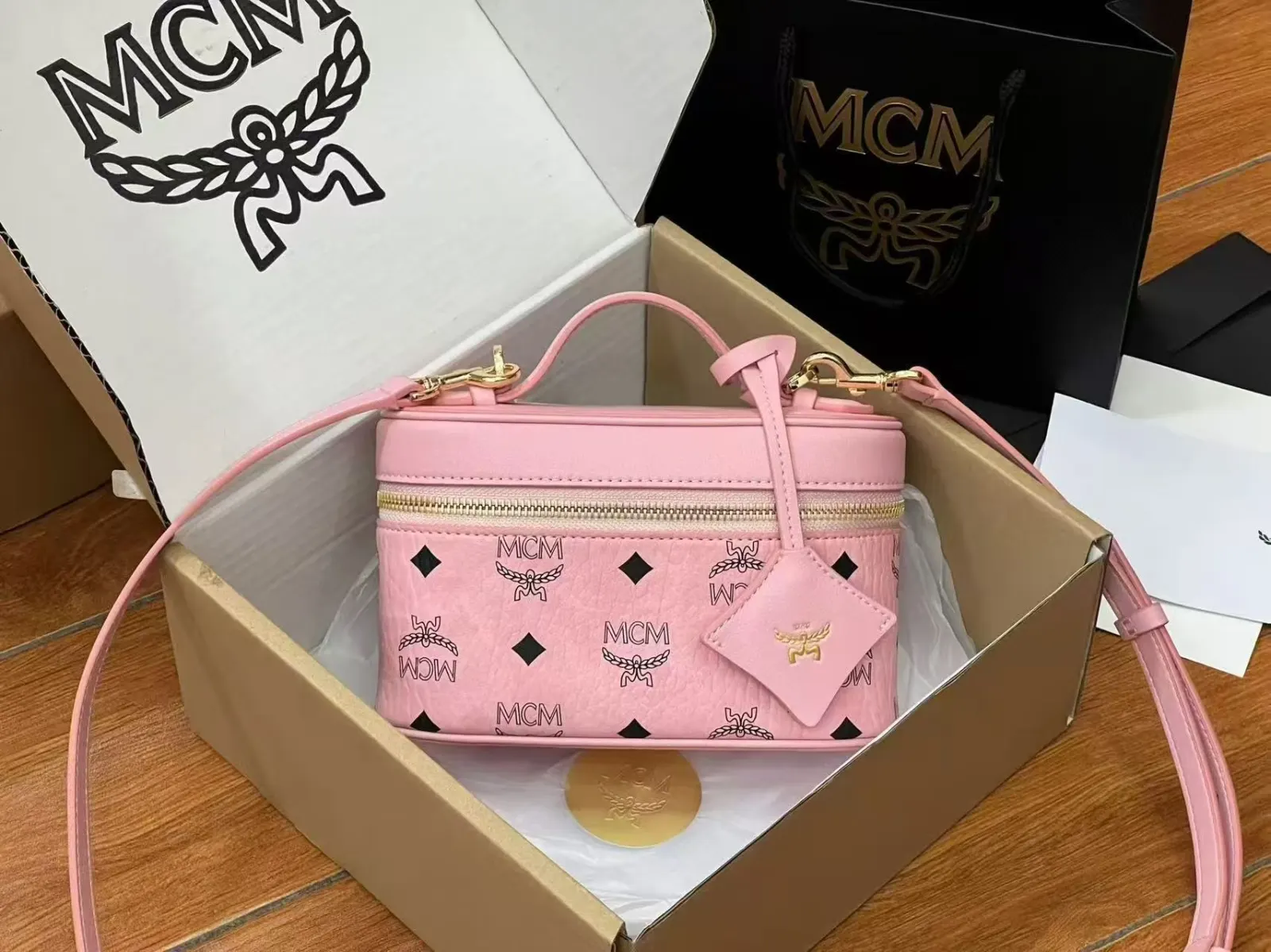 Pink Cosmetic Pouch Classic