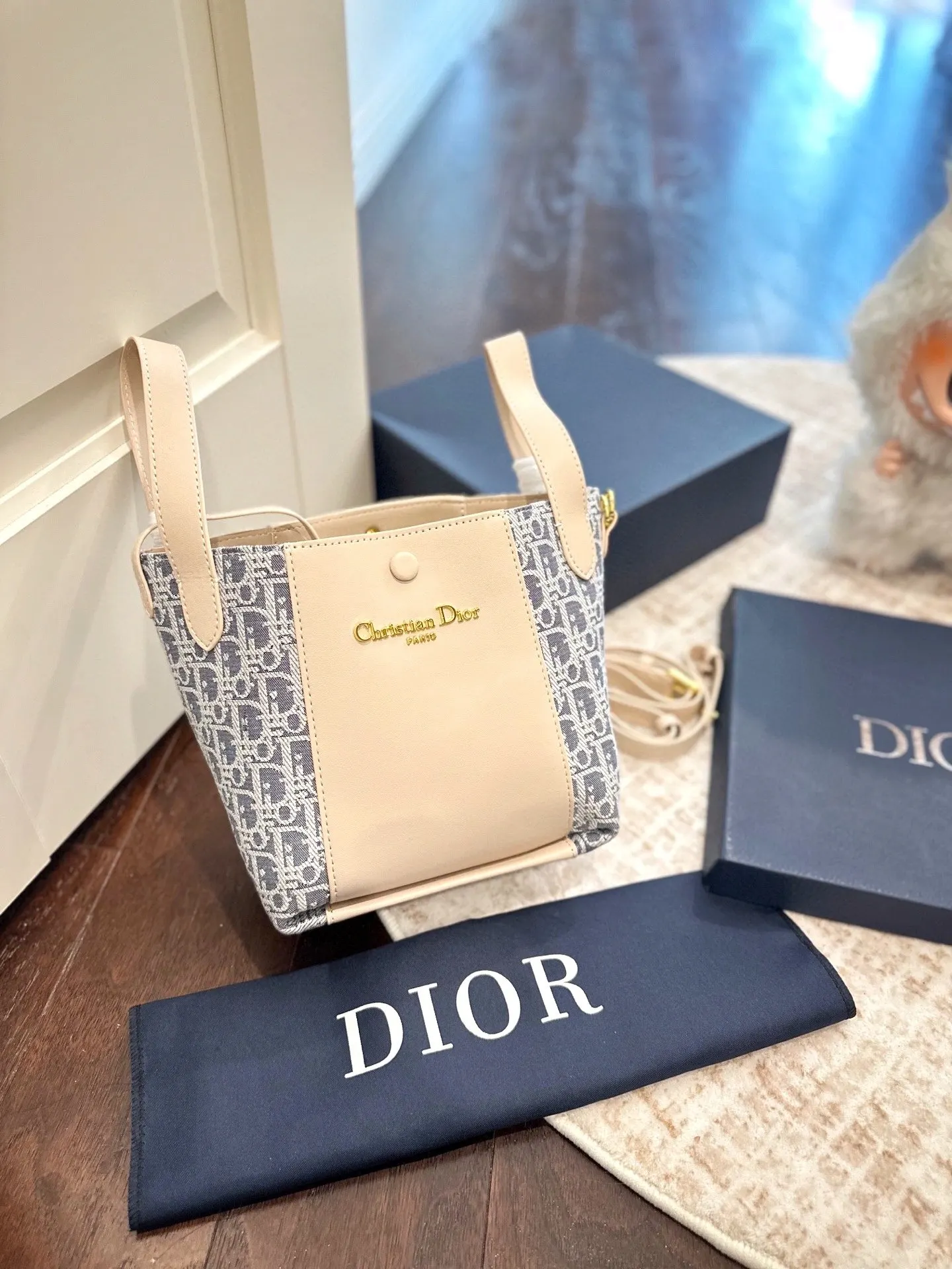 Dior 老花 水桶包 休閒水桶款