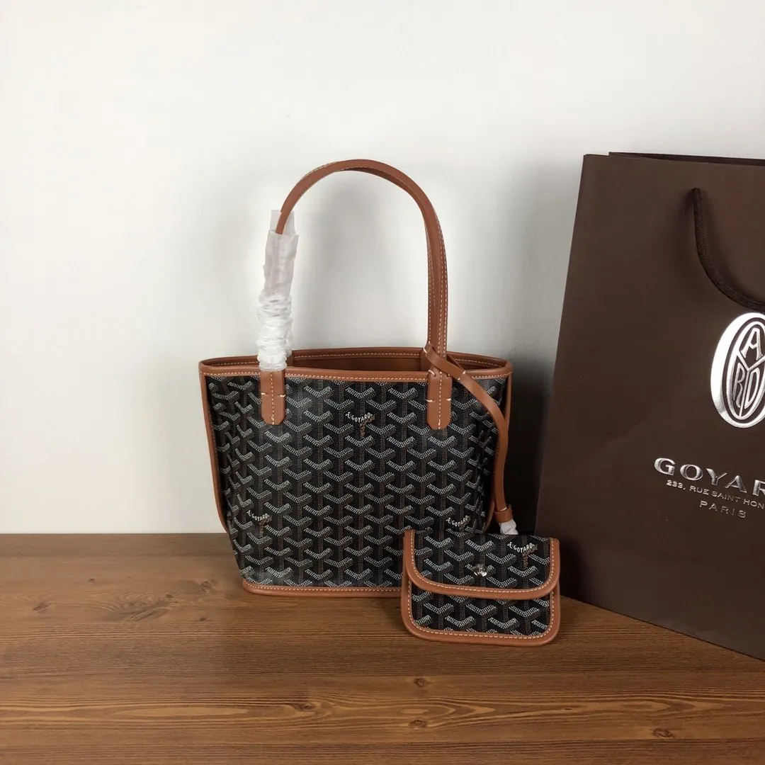 Goyard 双面对花mini购物袋多色低调又經典的Y字花纹 非常 旅行袋 大容量旅行款