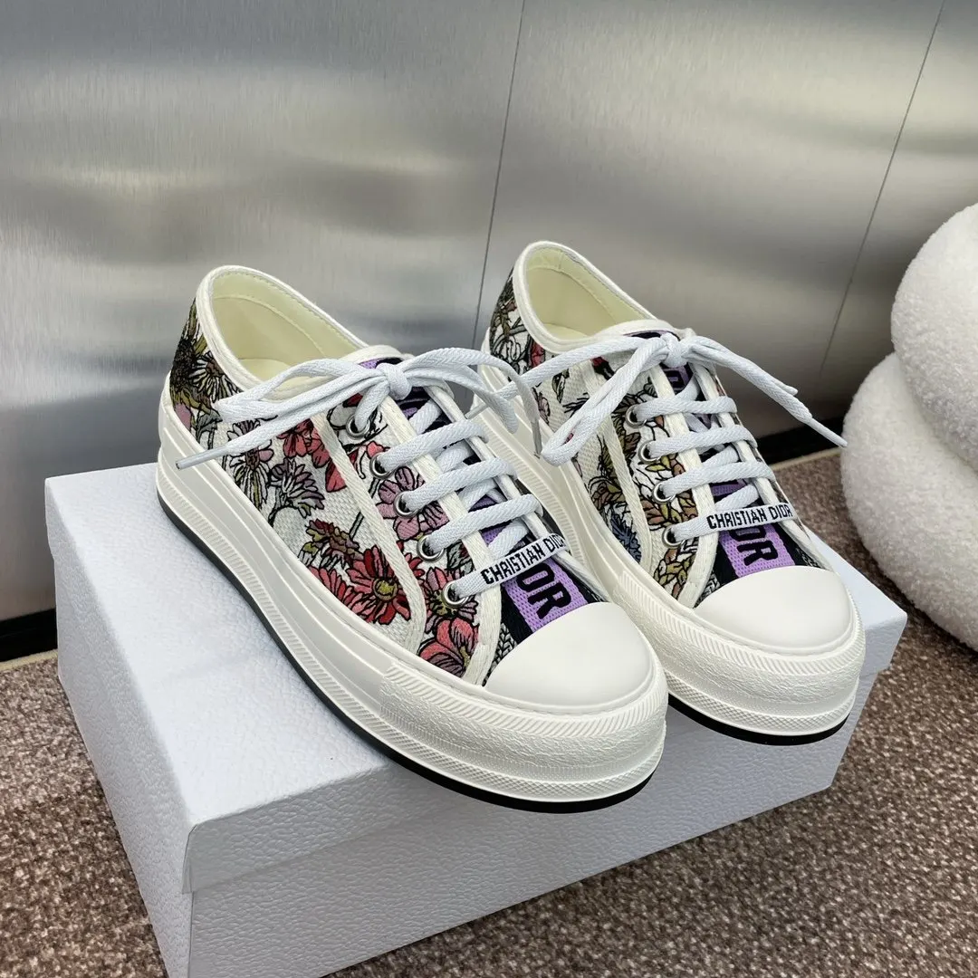 Dior 厚底 拼色 運動鞋 休閒百搭款