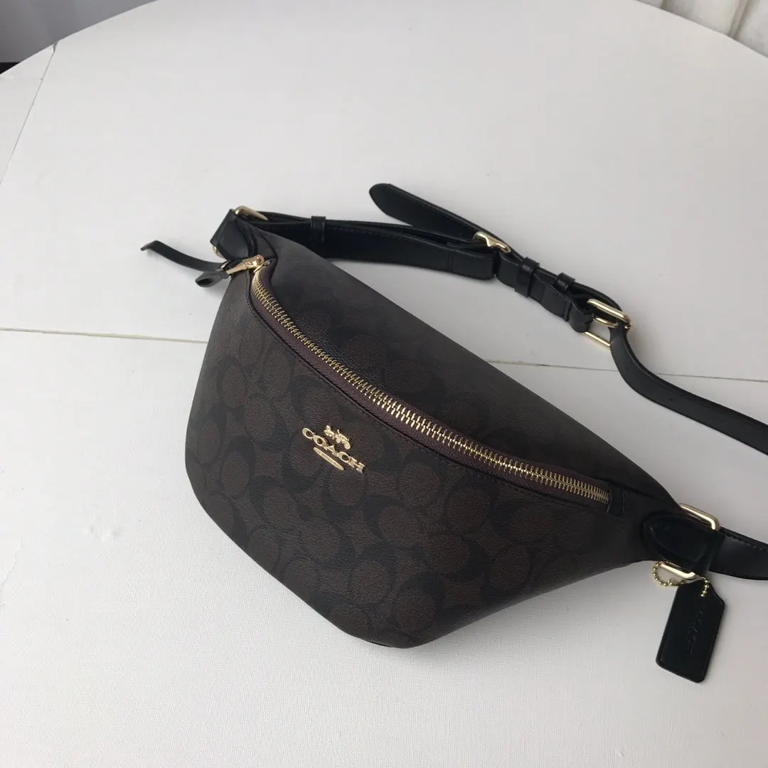 Coach 女士 經典Logo腰包 胸包 休閒腰包款