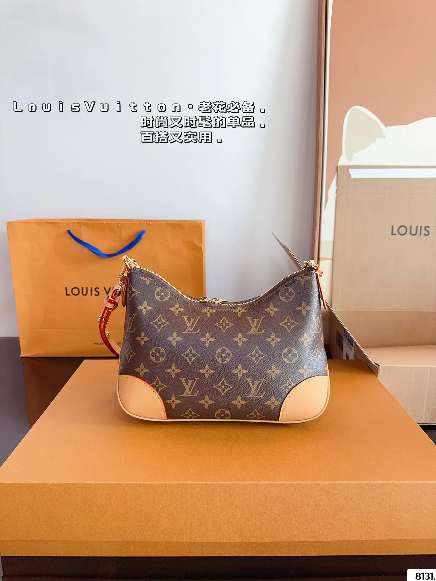 LV 黑色 老花 预测今后必定是热门款 腋下包 复古腋下背款