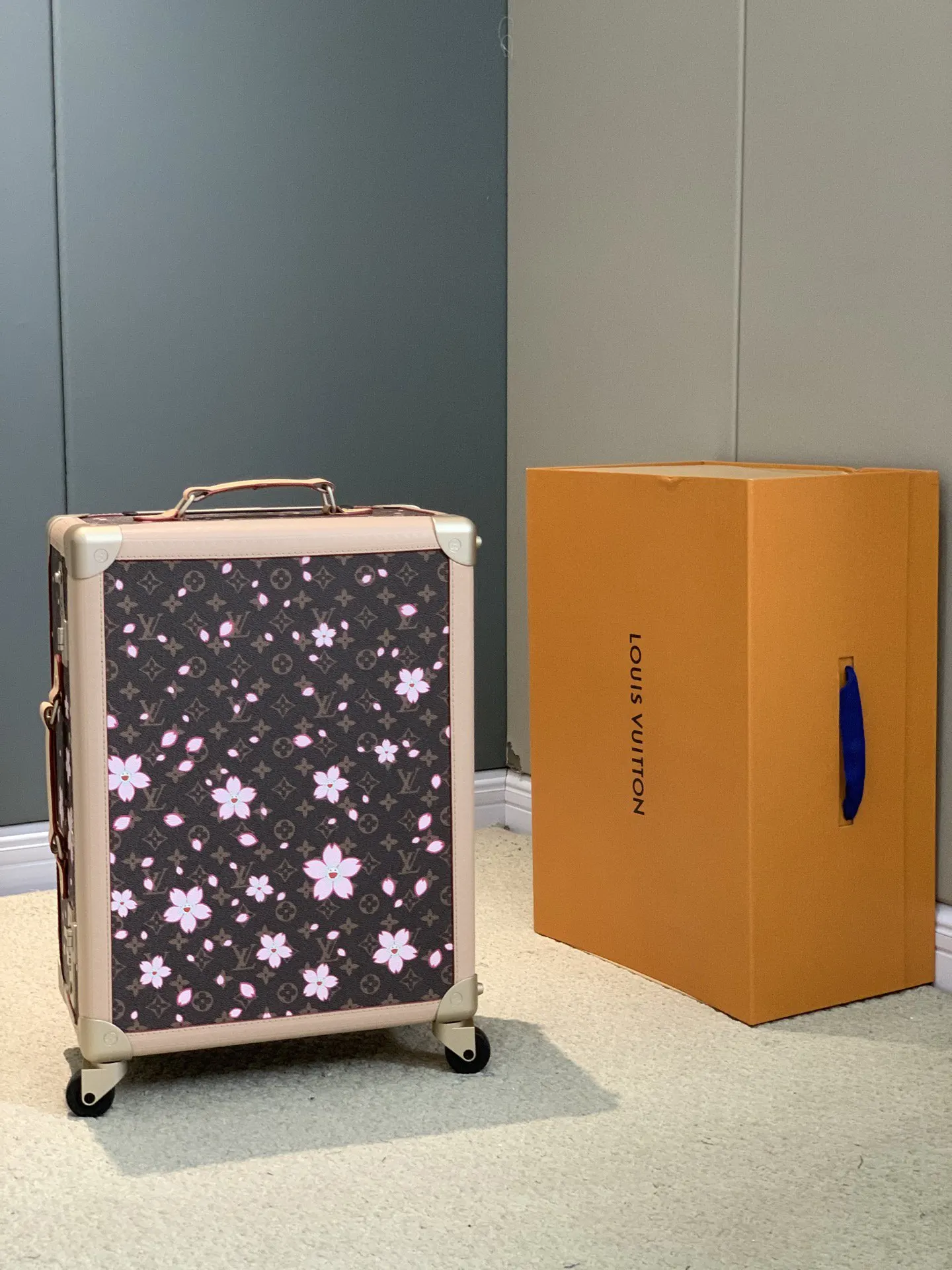 Suitcase Travel Lightweight Leather
