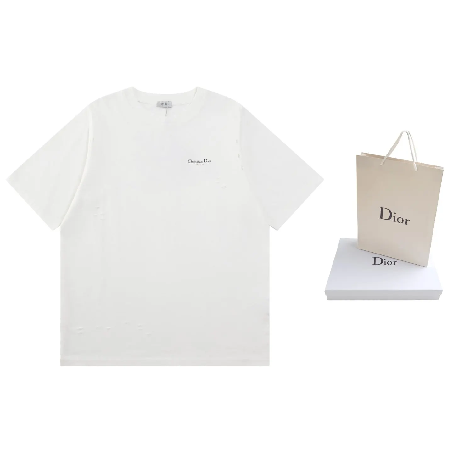 DIOR 印花 水洗 短袖T恤 休閒百搭款