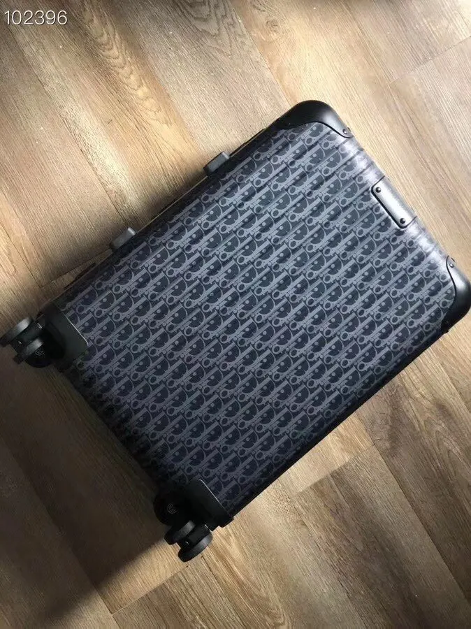 Dior 黑色 行李箱 旅行拉杆款 輕便出行款