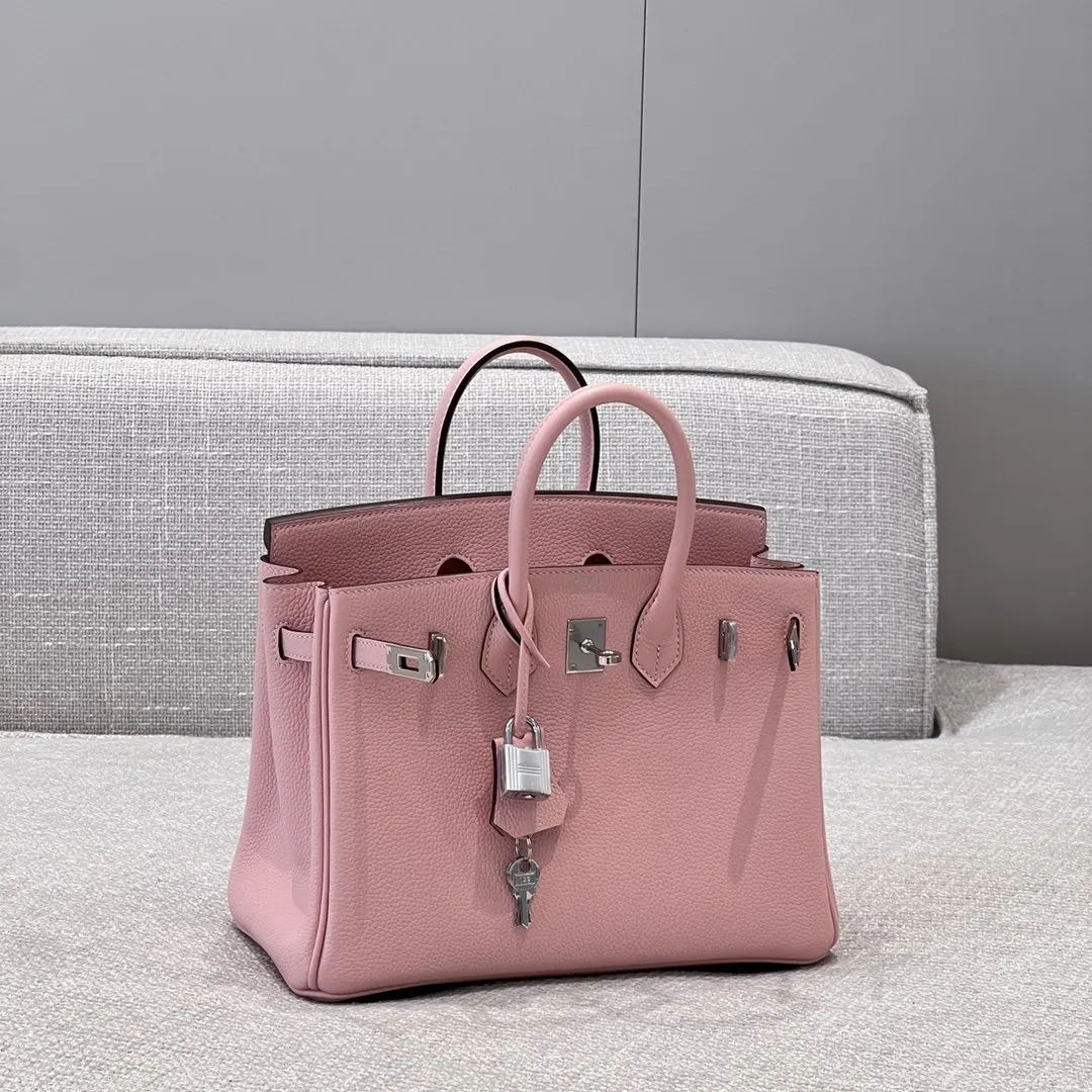 Hermes Birkin 粉色 Togo牛皮 手提包 經典款