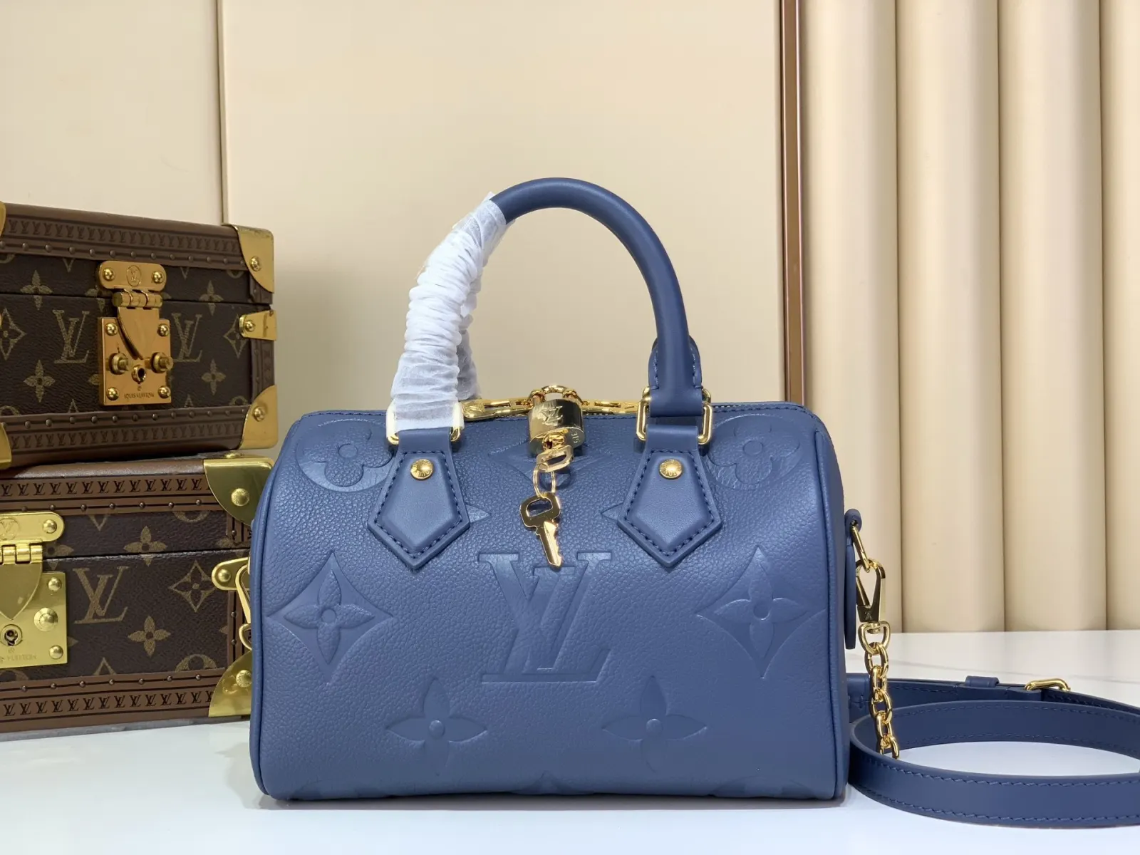 Blue Chain Bag