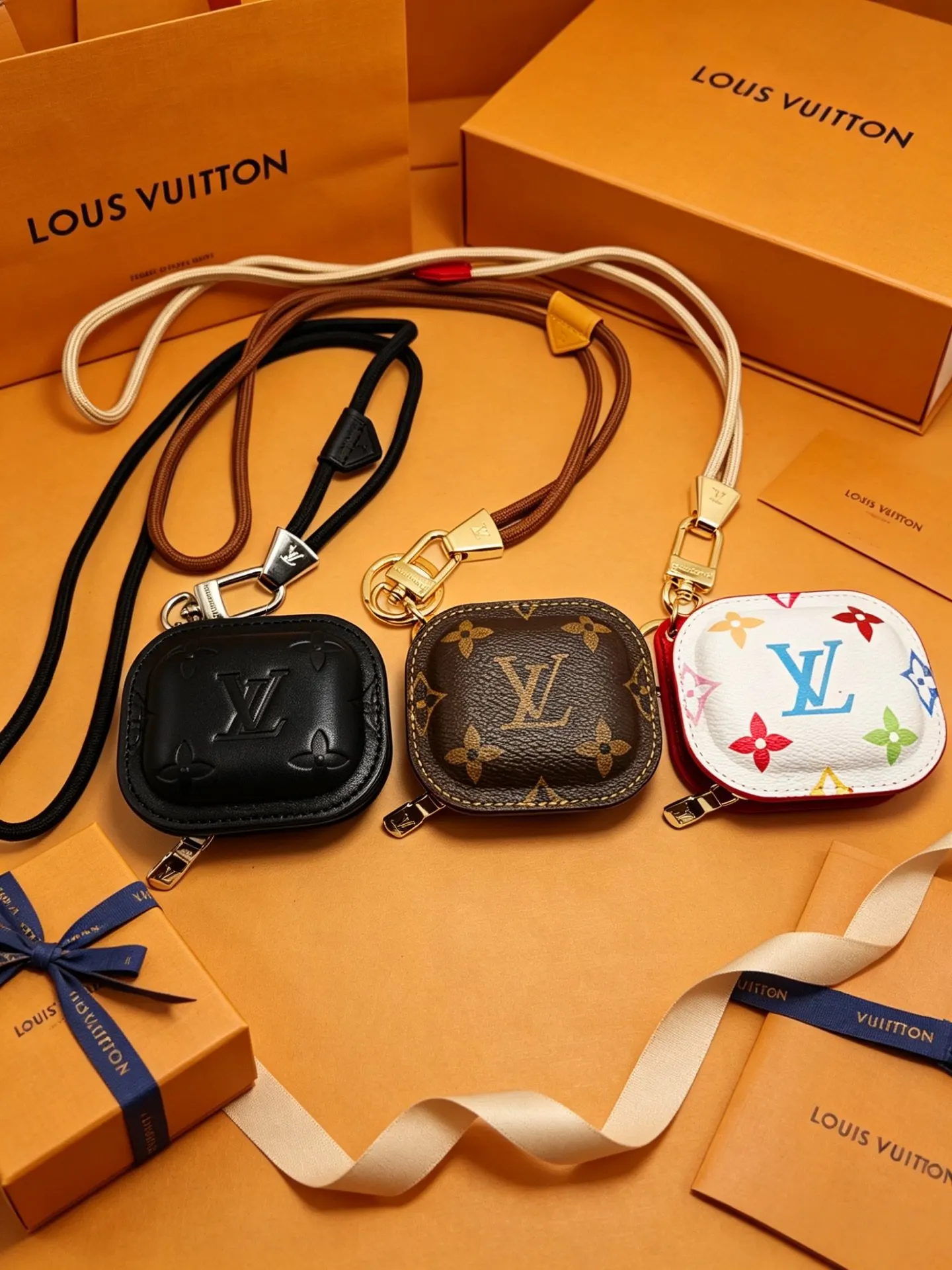 LV 黑色迷你相机包 双包套装