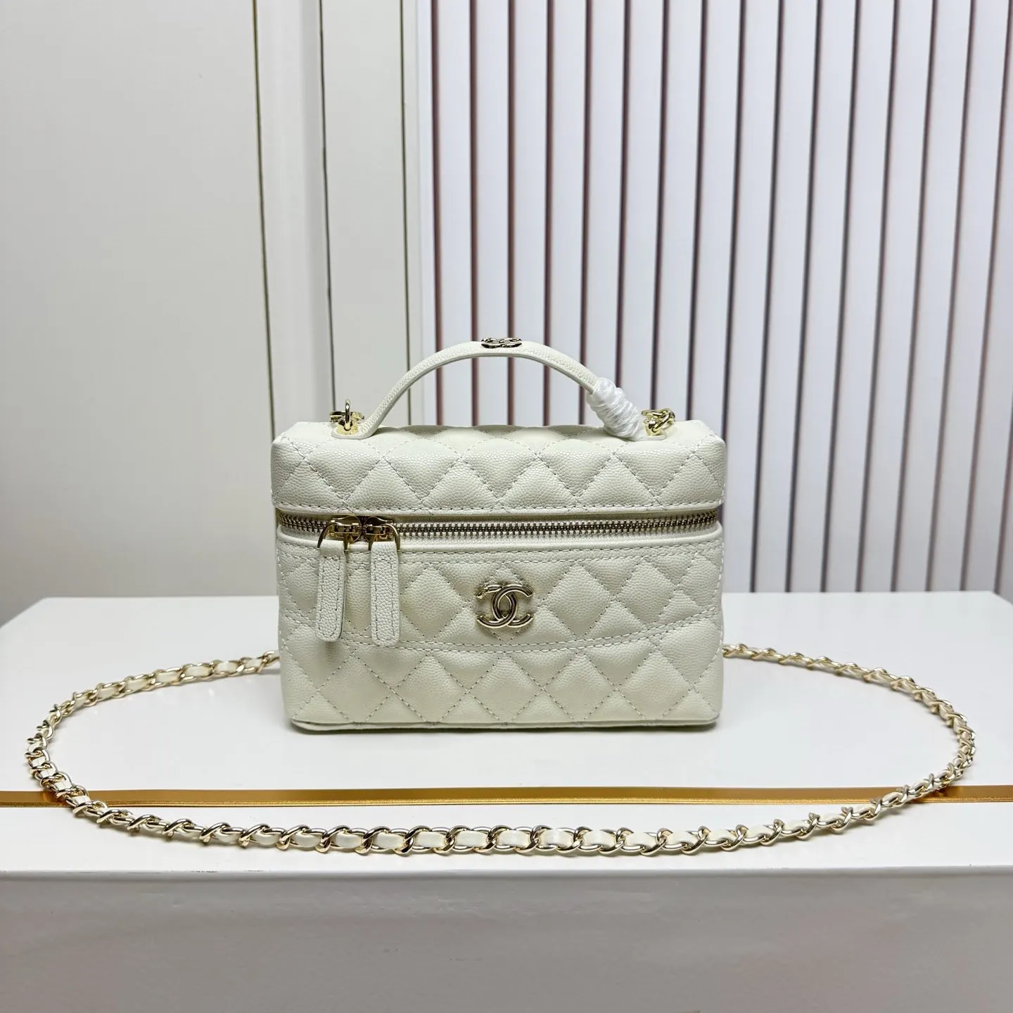 Gold Chain Bag Leather