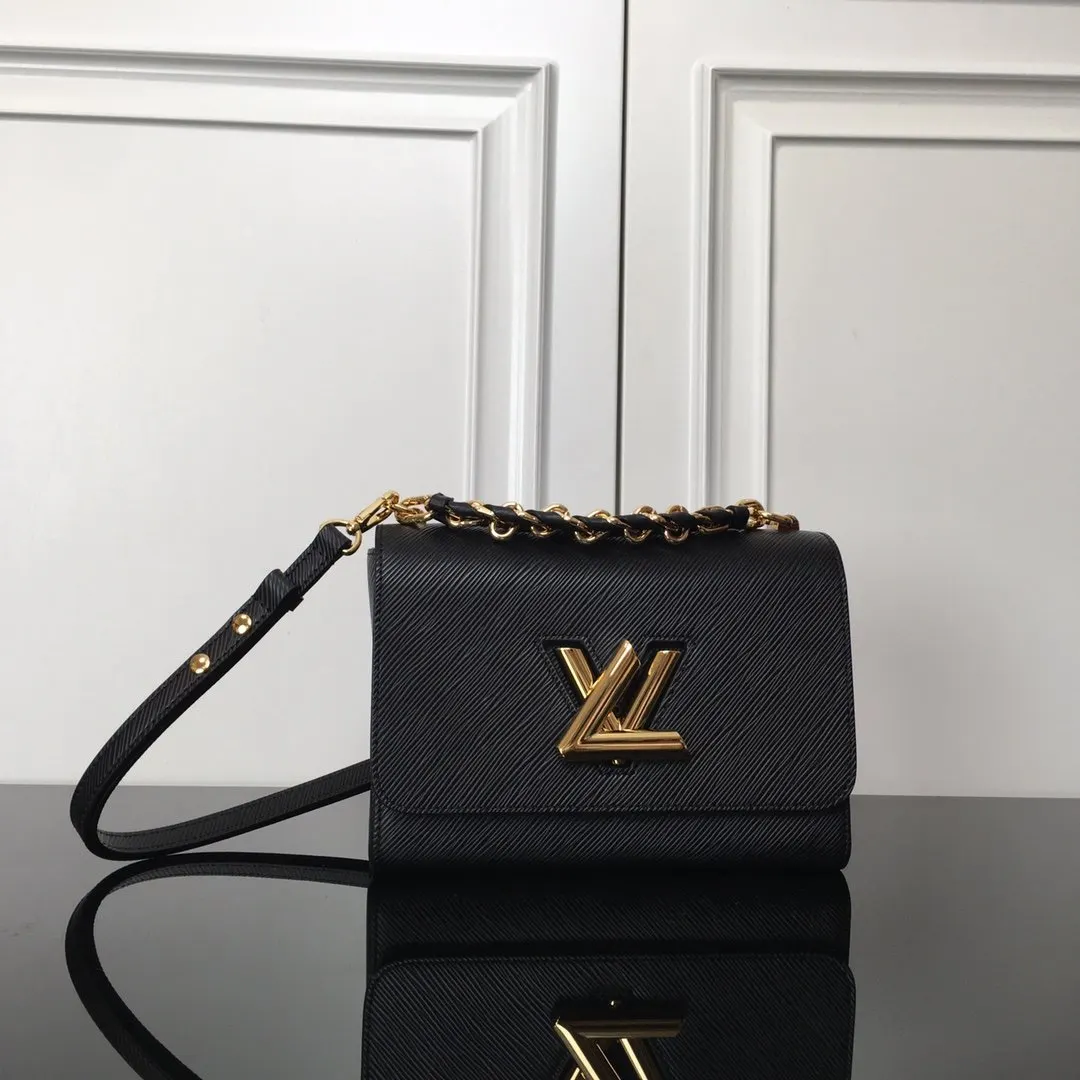 Louis Vuitton Black Chain Bag