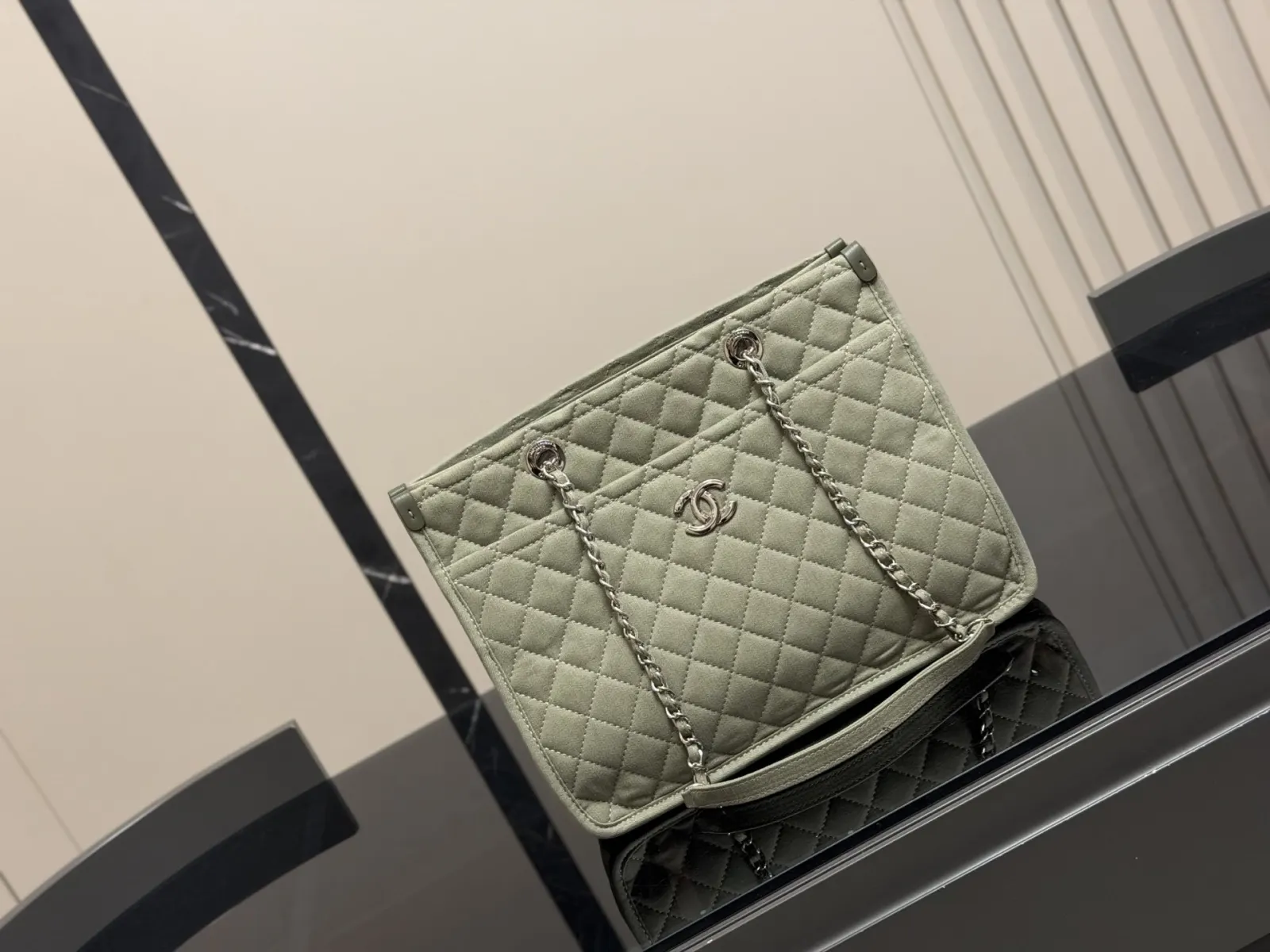 CHANEL 鏈條托特包 復古优雅 鏈條托特包 復古 大容量托特款