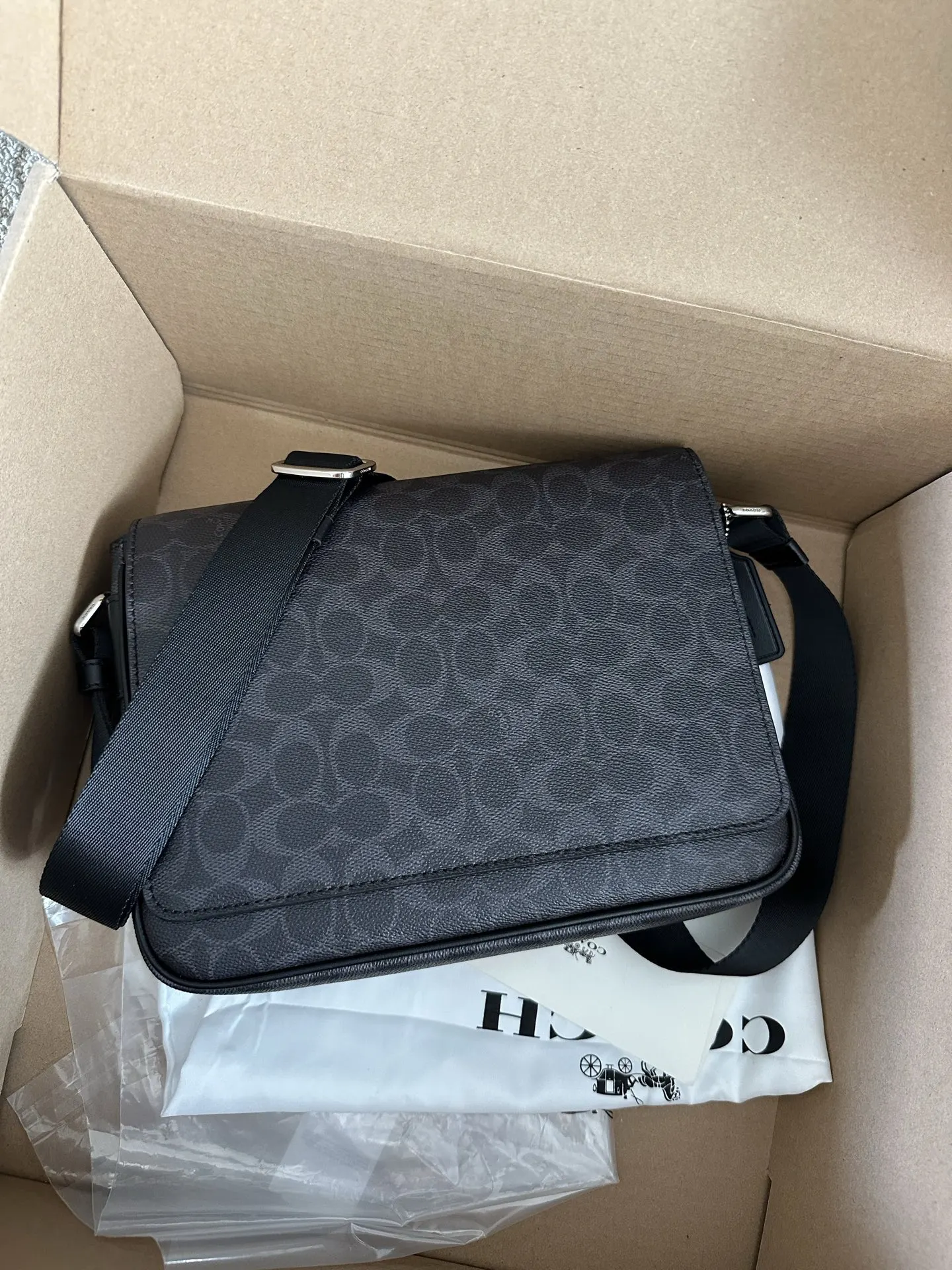 老花 斜背包 輕便斜挎款