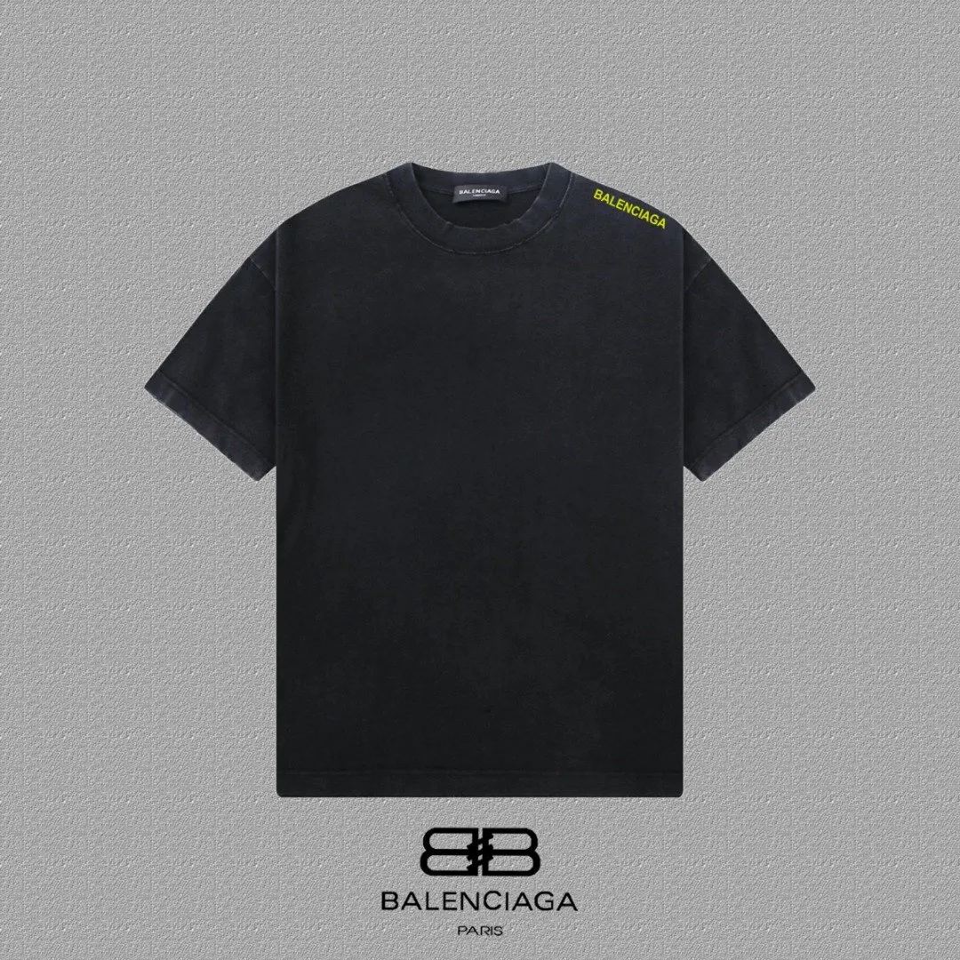Balenciaga Paris 黑色 短袖T恤 街頭休閒款