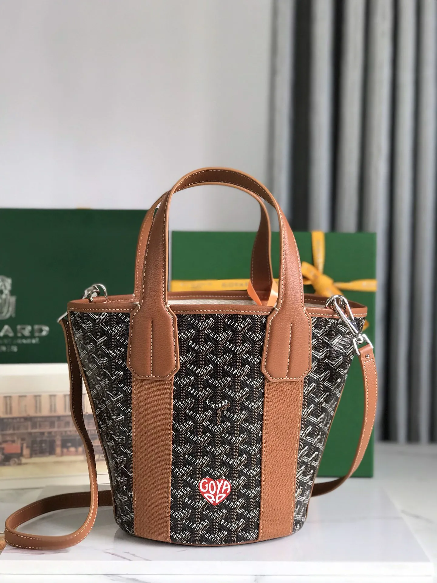 Bucket Bag Casual Leather