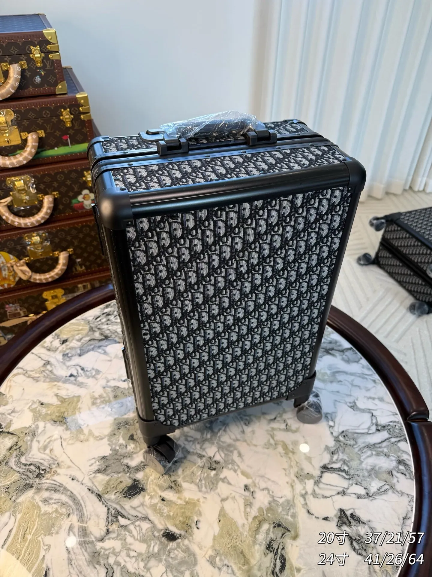 Dior 老花 经典老花 料铝框 耐看结实 行李箱 旅行拉杆款 轻便出行款