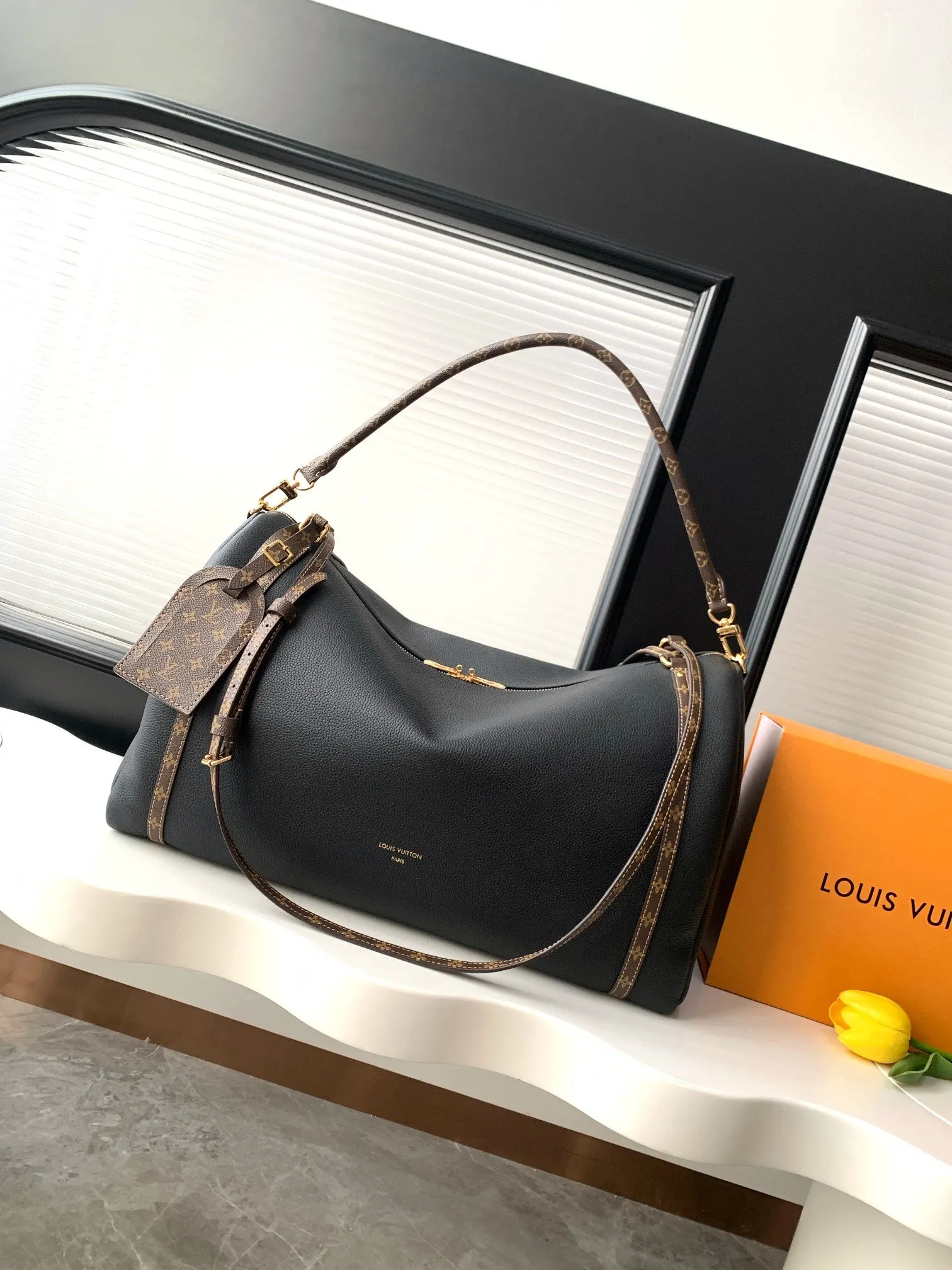Keepall 牛皮 旅行袋 大容量旅行款