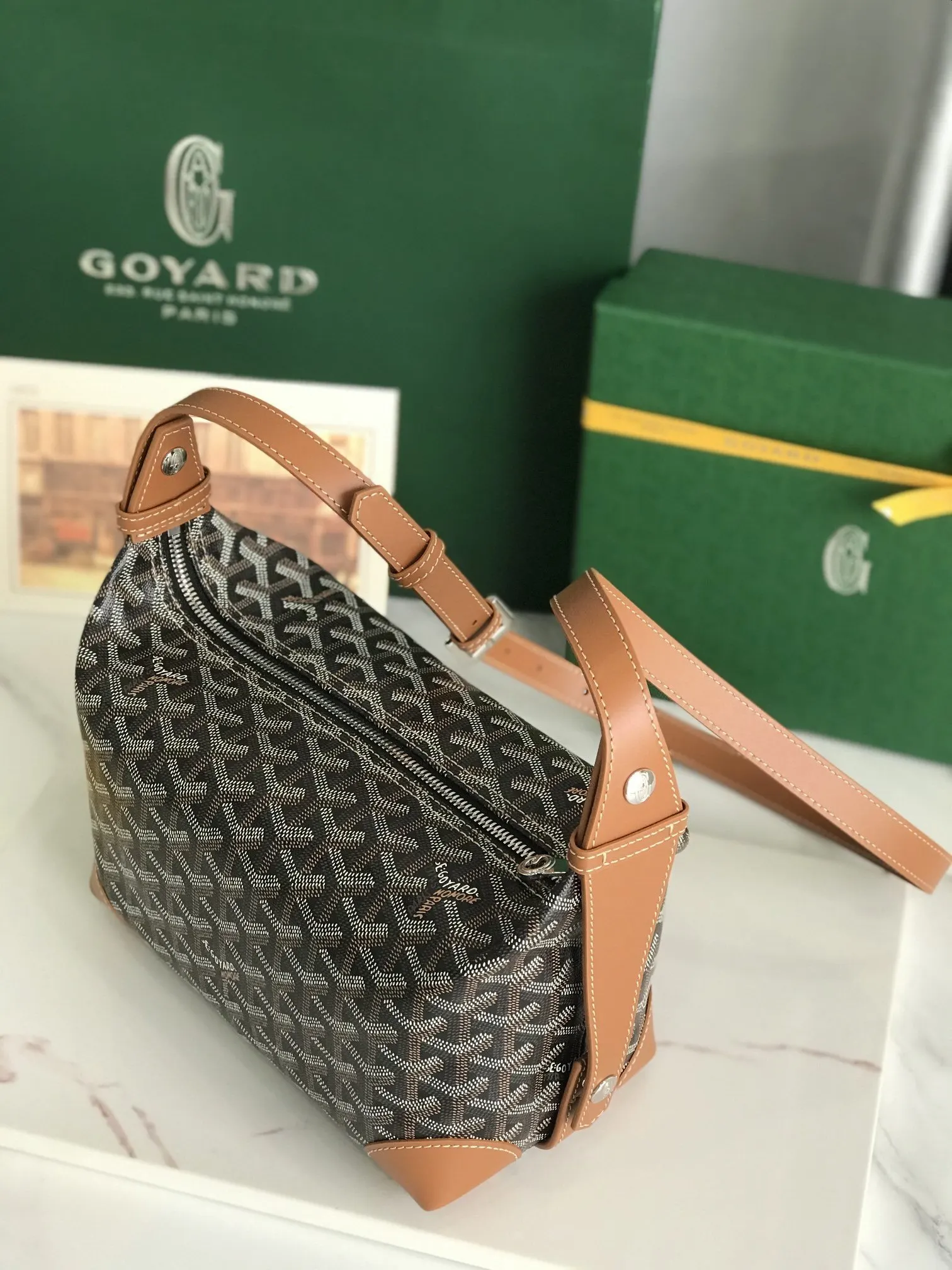 Goyard 戈雅 化妝包Boeing 化妝包收納袋 内里有 手拿包 精致手拿款