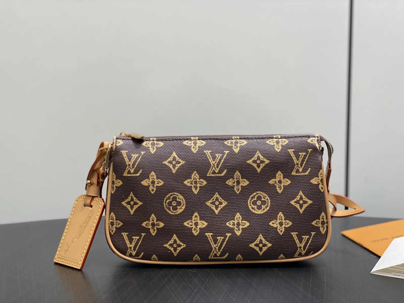 LV 棕色 老花 Mo旅行袋 大容量旅行款