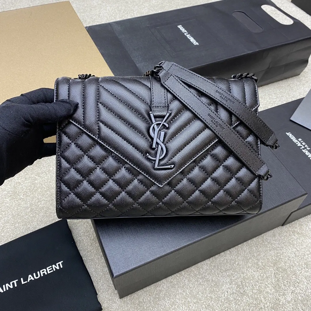 Black Chain Bag Leather