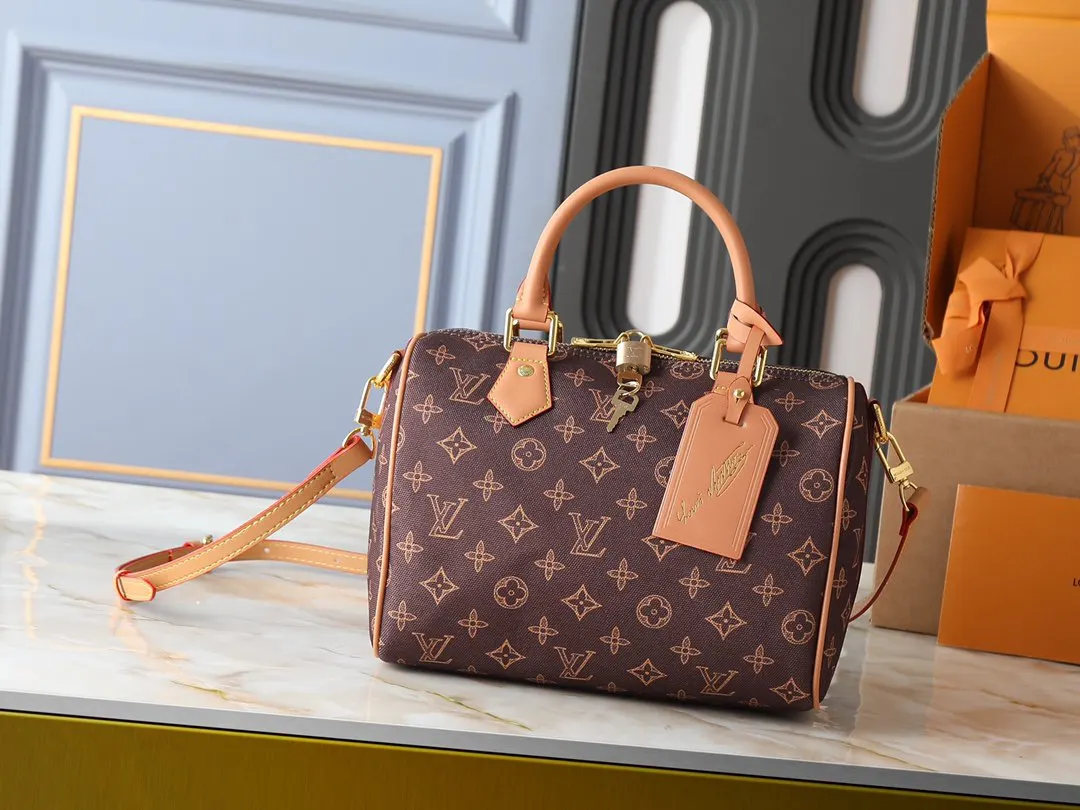 LV Speedy 牛皮 收納包 旅行收納款
