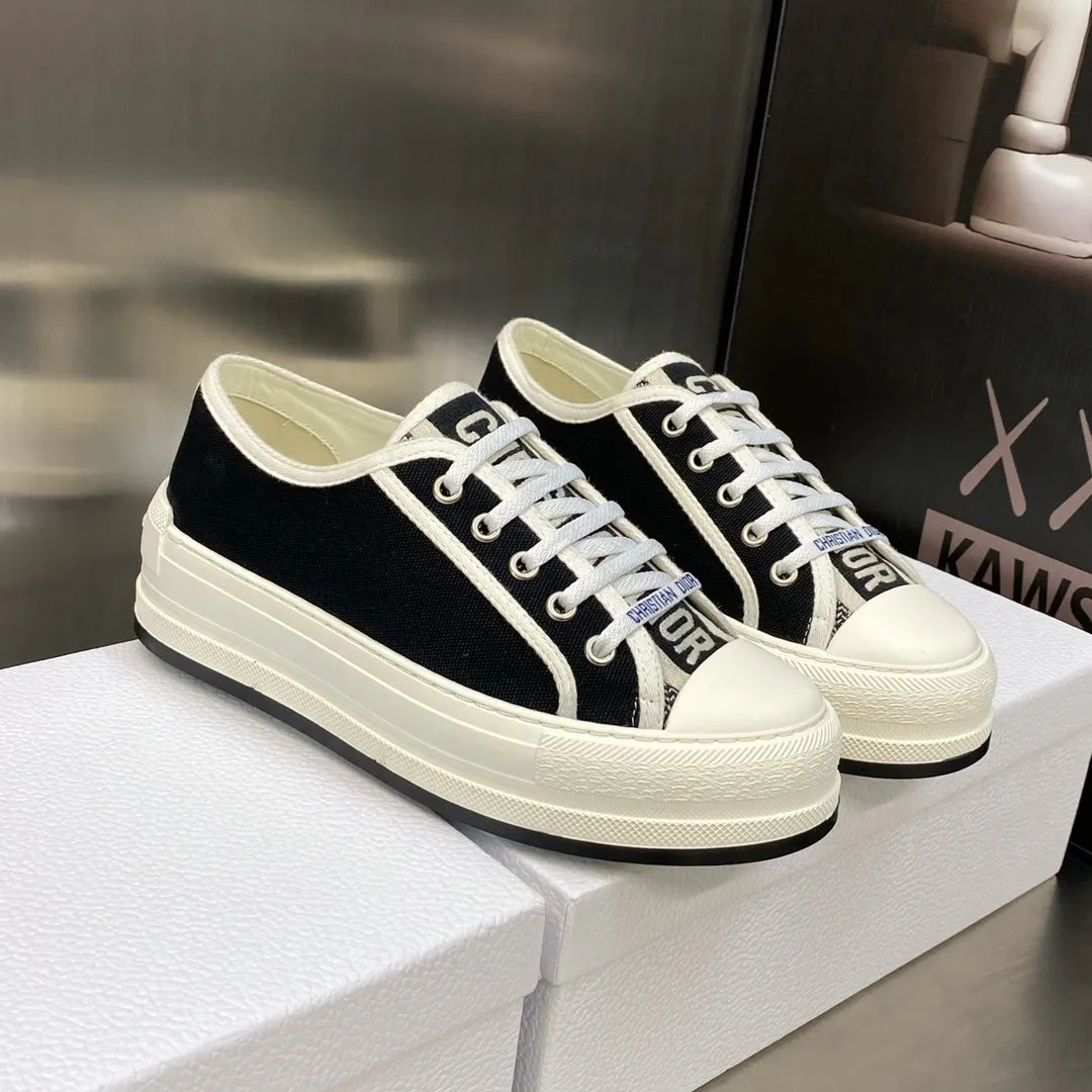 Dior 厚底 拼色 運動鞋 休閒百搭款