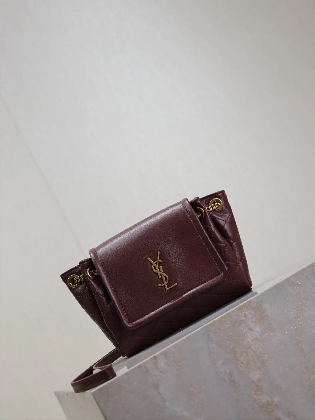 Gold Hobo Shoulder Bag Vintage