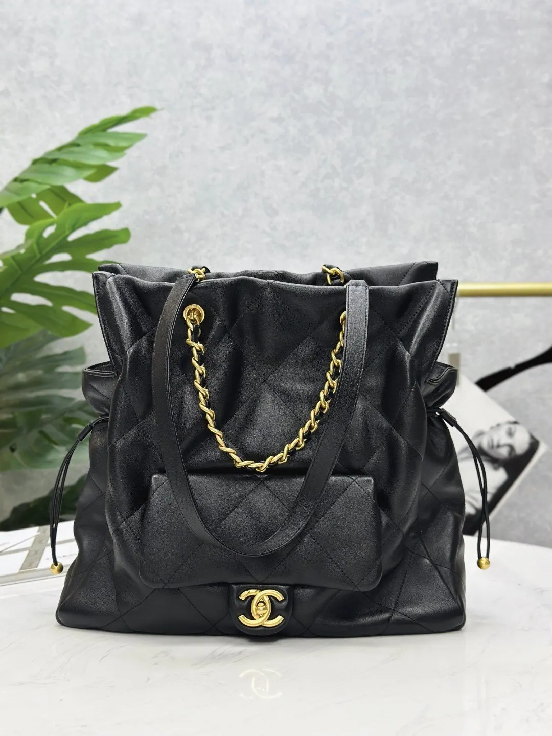 CHANEL 羊皮 尺寸 托特包 大容量托特款