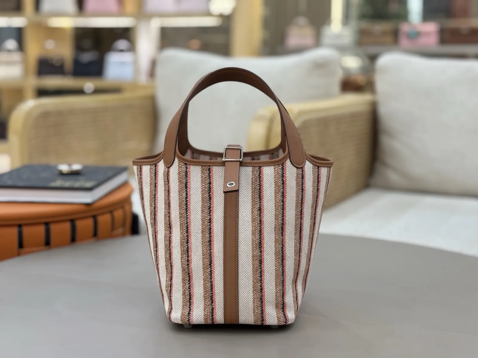 Hermes Picotin 棕色 水桶包 經典款