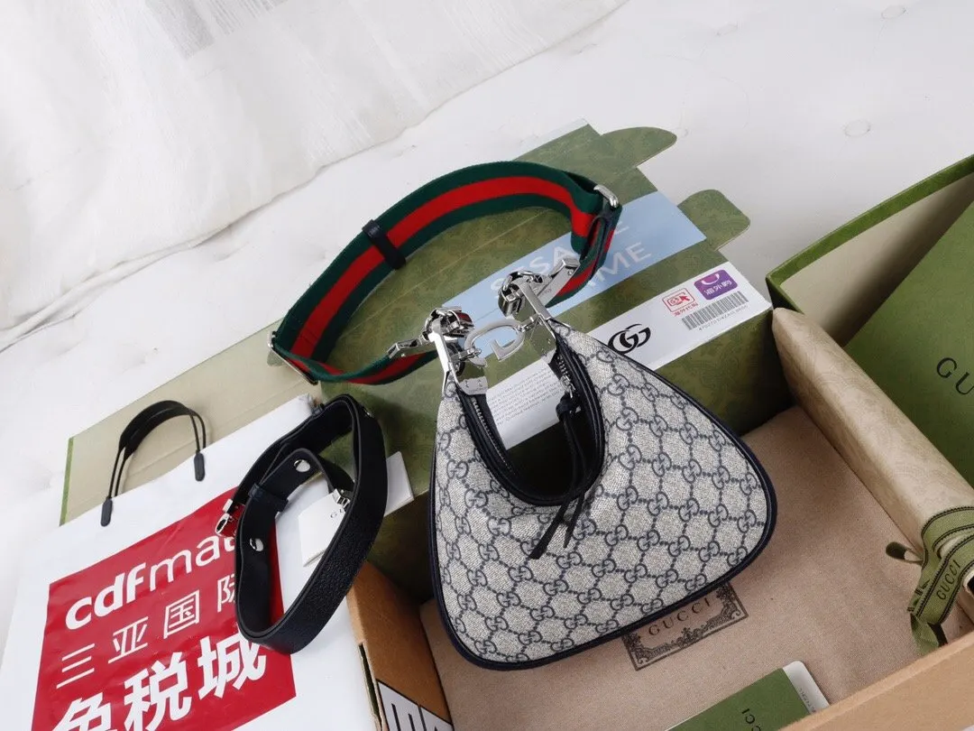 LV 白色棋盘格水桶包 彩带手提款
