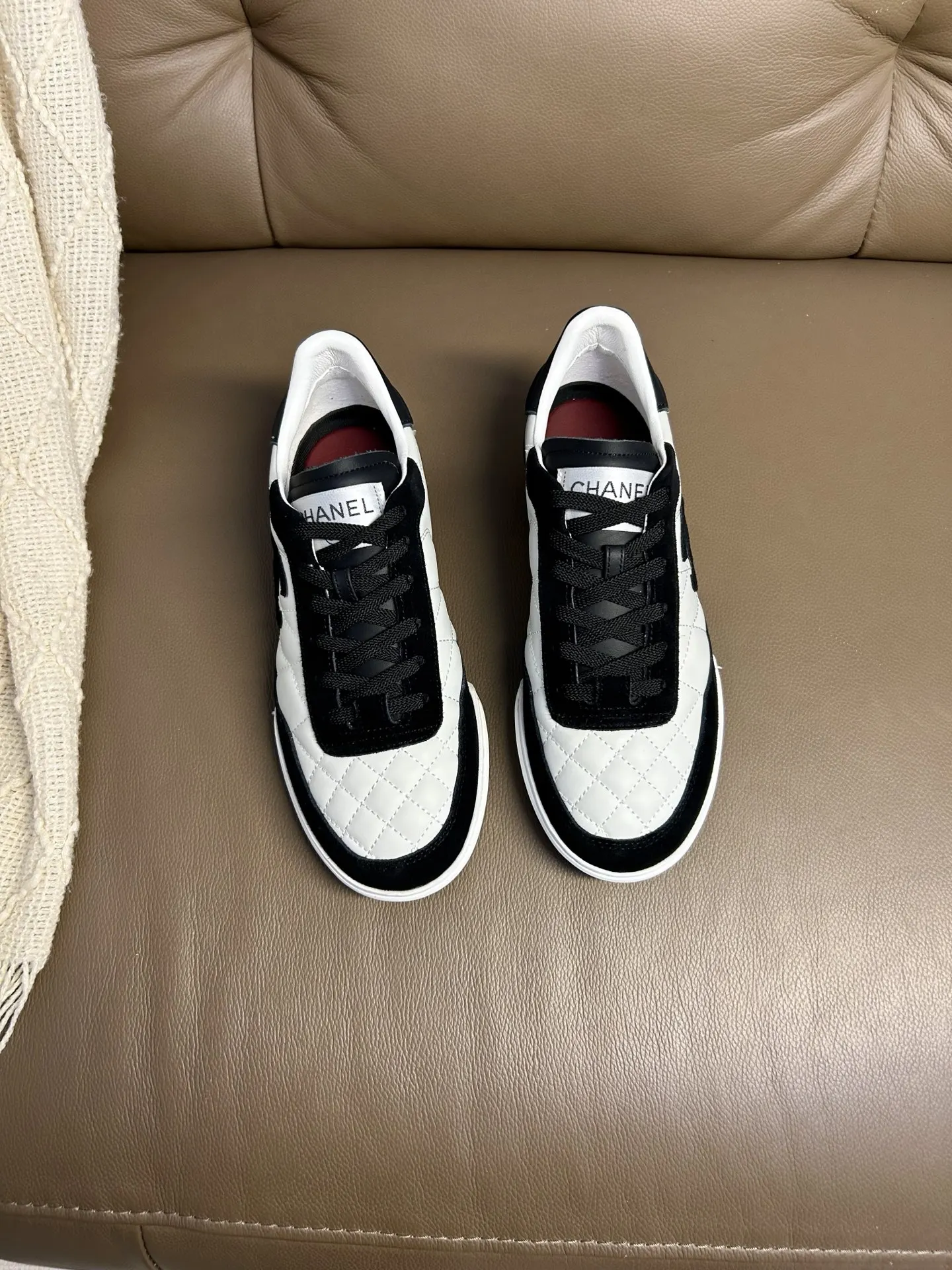 CHANEL sheepskin casual shoes