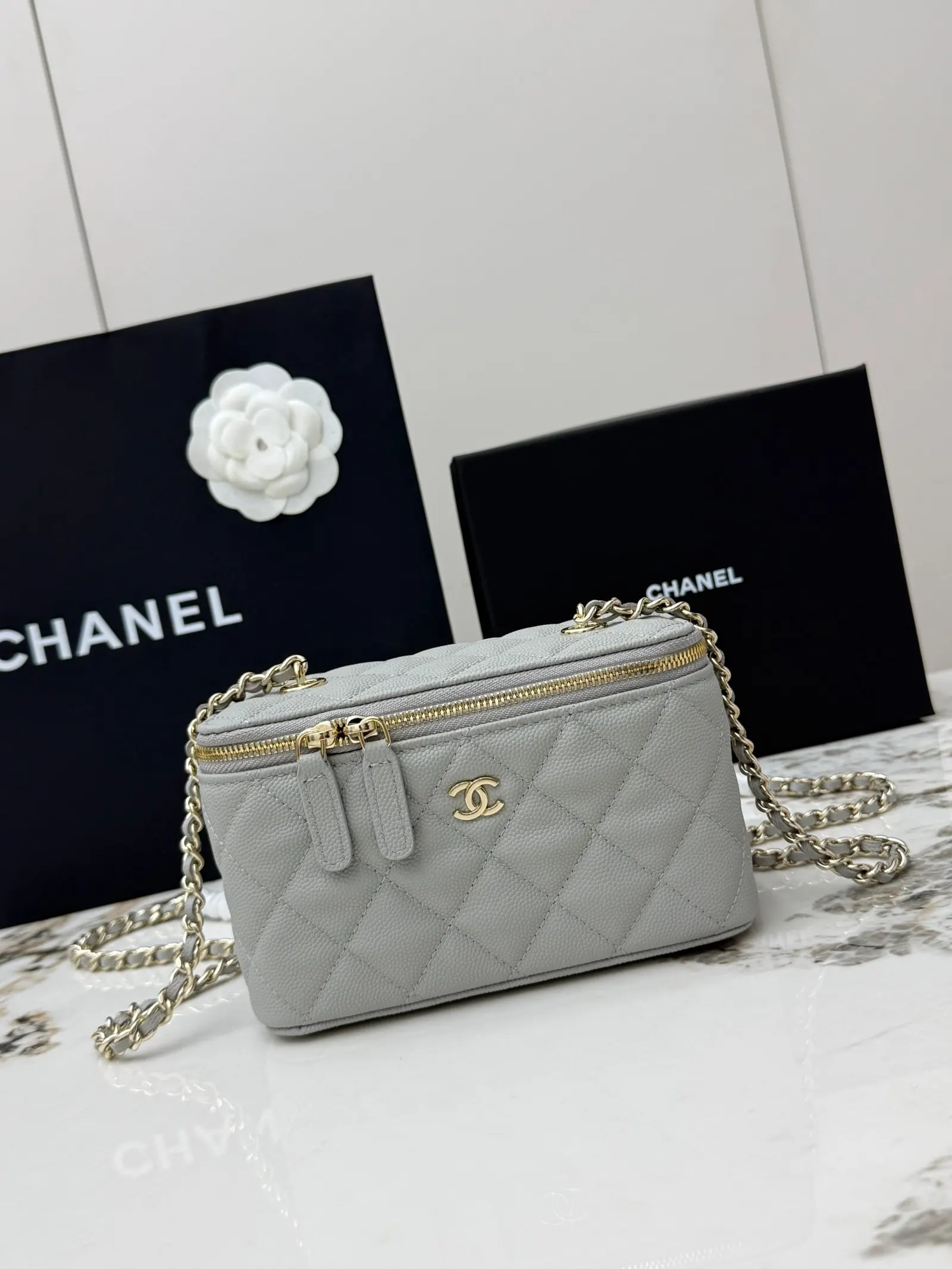 CHANEL 金色 牛皮 鏈條包 精致鏈條款